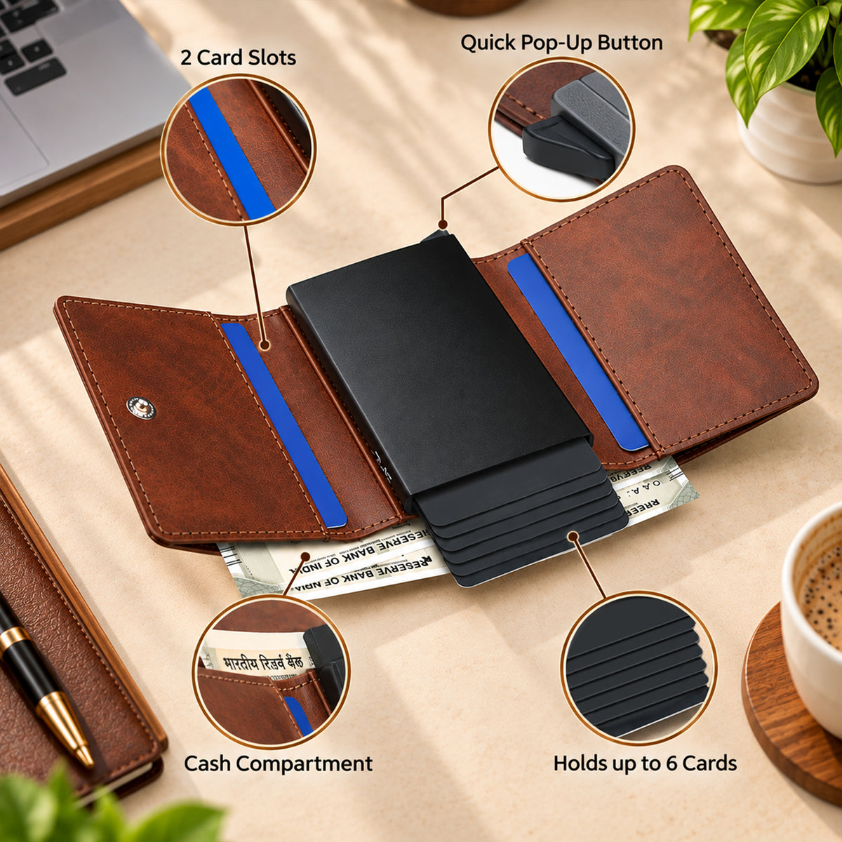 Maverick Signature Executive Gift Set - Brown