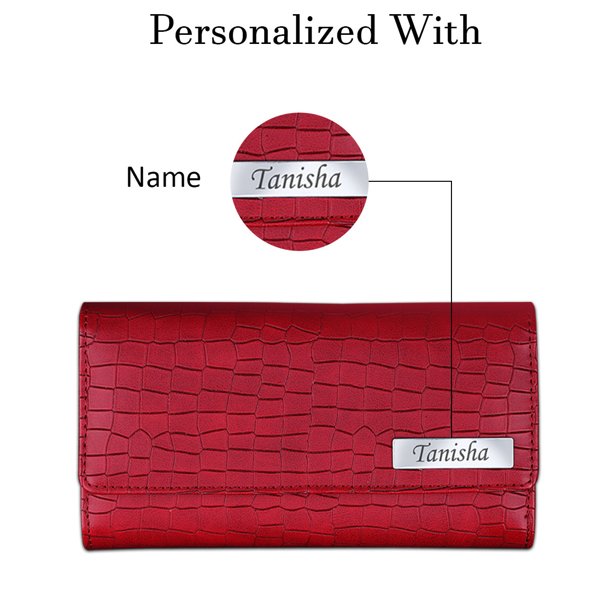 Personalized Brick Style Clutch & Perfume Gift Set