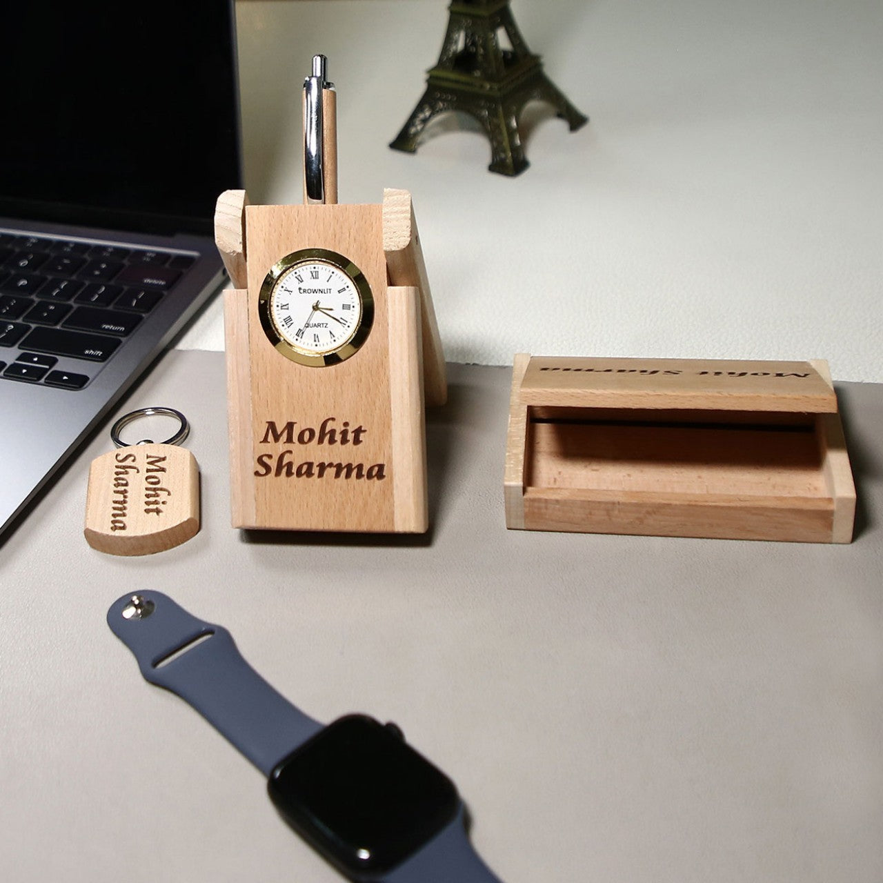 Personalized Multi-Purpose Wooden Gift Set