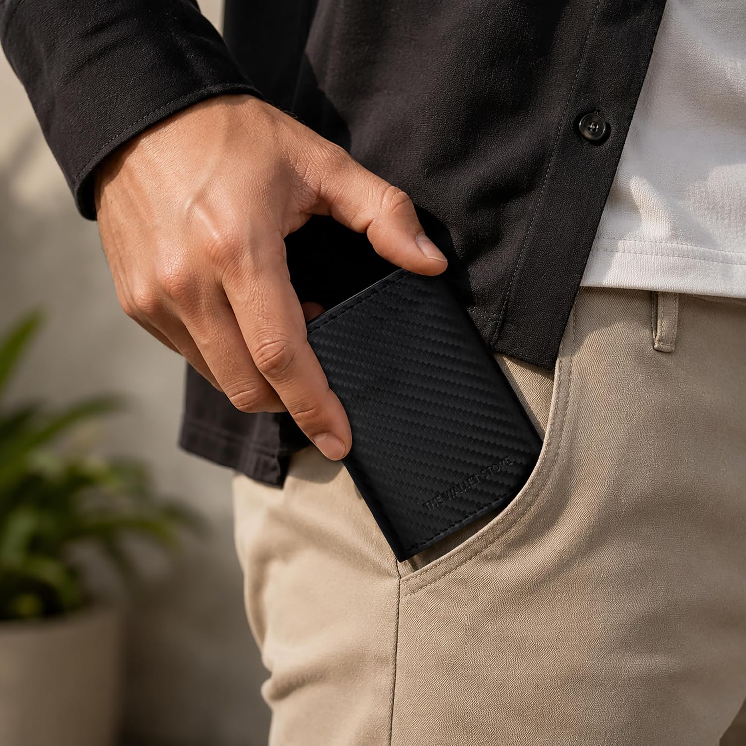 Defender RFID Protected Wallet Cardholder - Carbon Fibre Edition