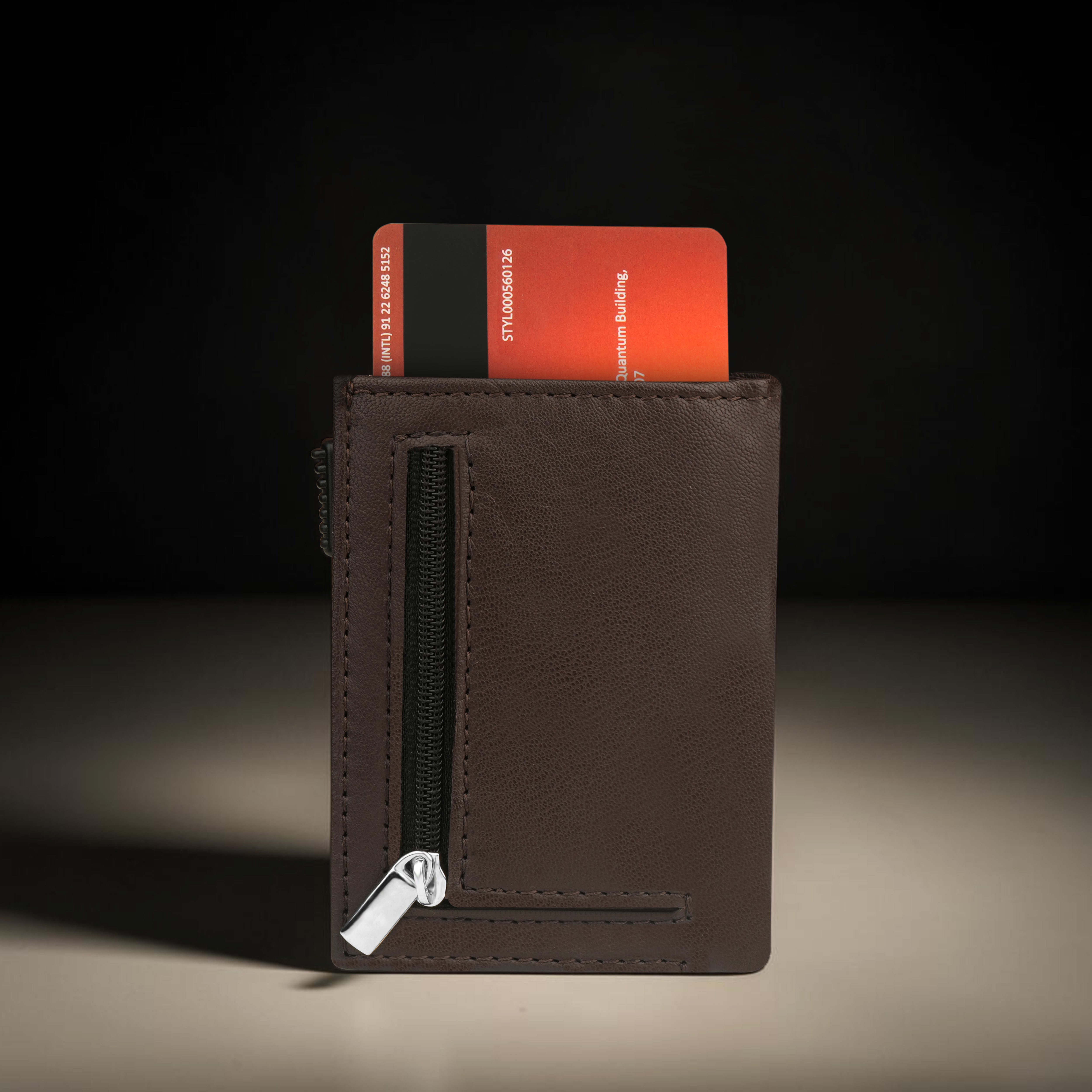 Classic Defender RFID Protected Wallet Cardholder - Brown