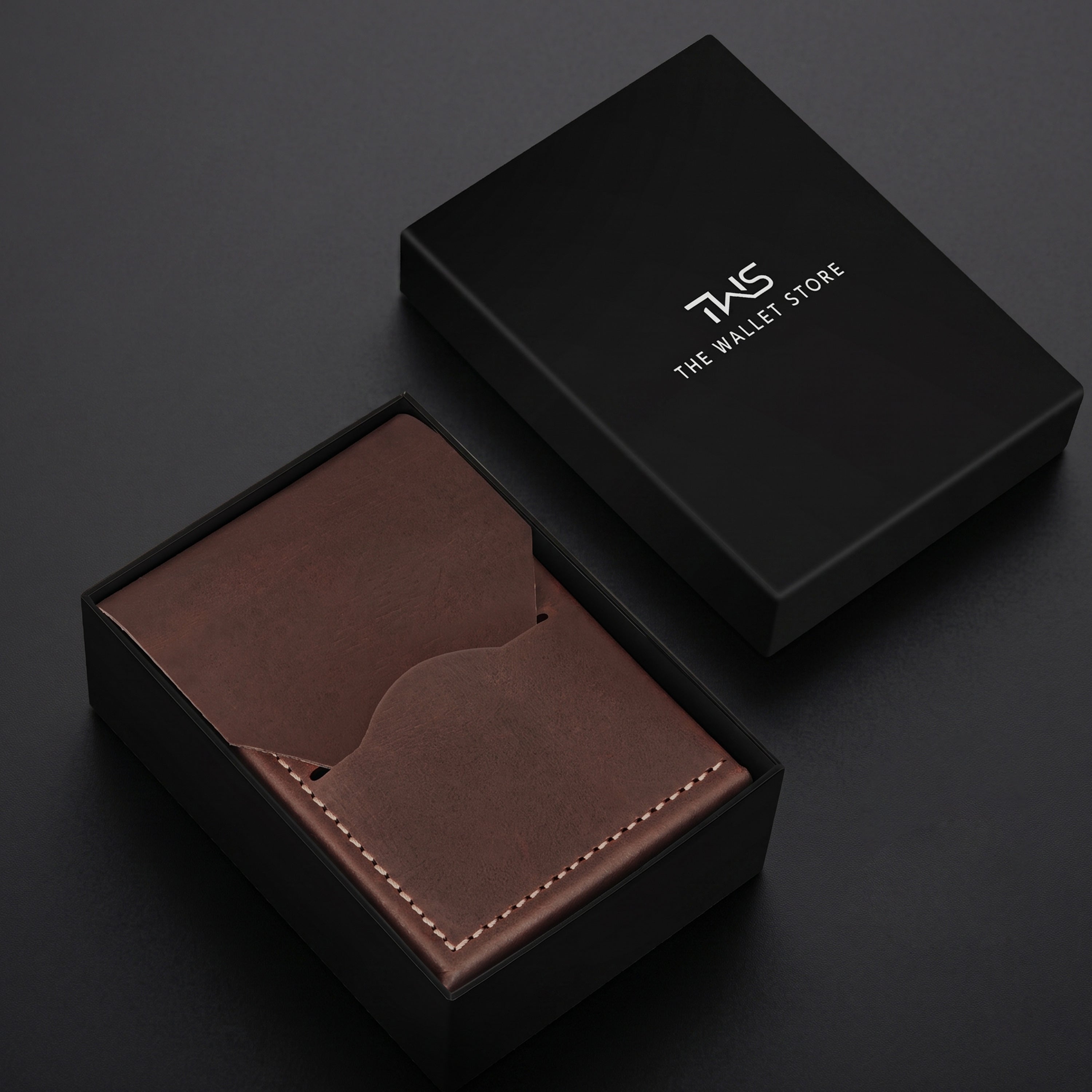 Urban Flip Genuine Leather Wallet - Brown