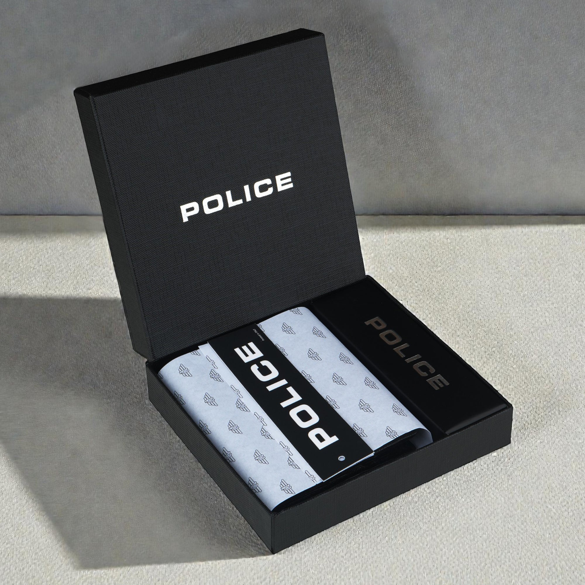 Police Ricco Slim Bi-Fold Leather Wallet - Orlando Green