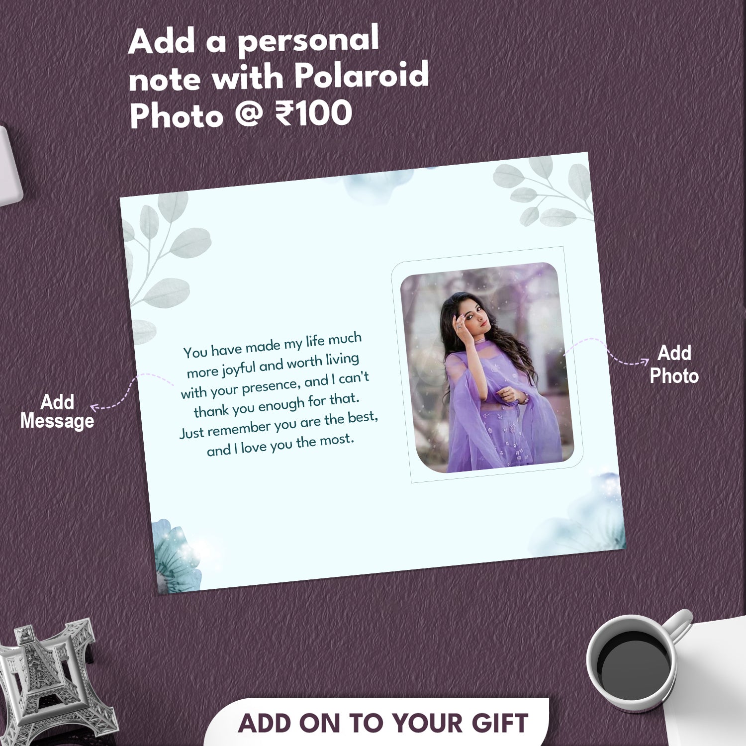 Personalized 5 In 1 Gift Set For Women