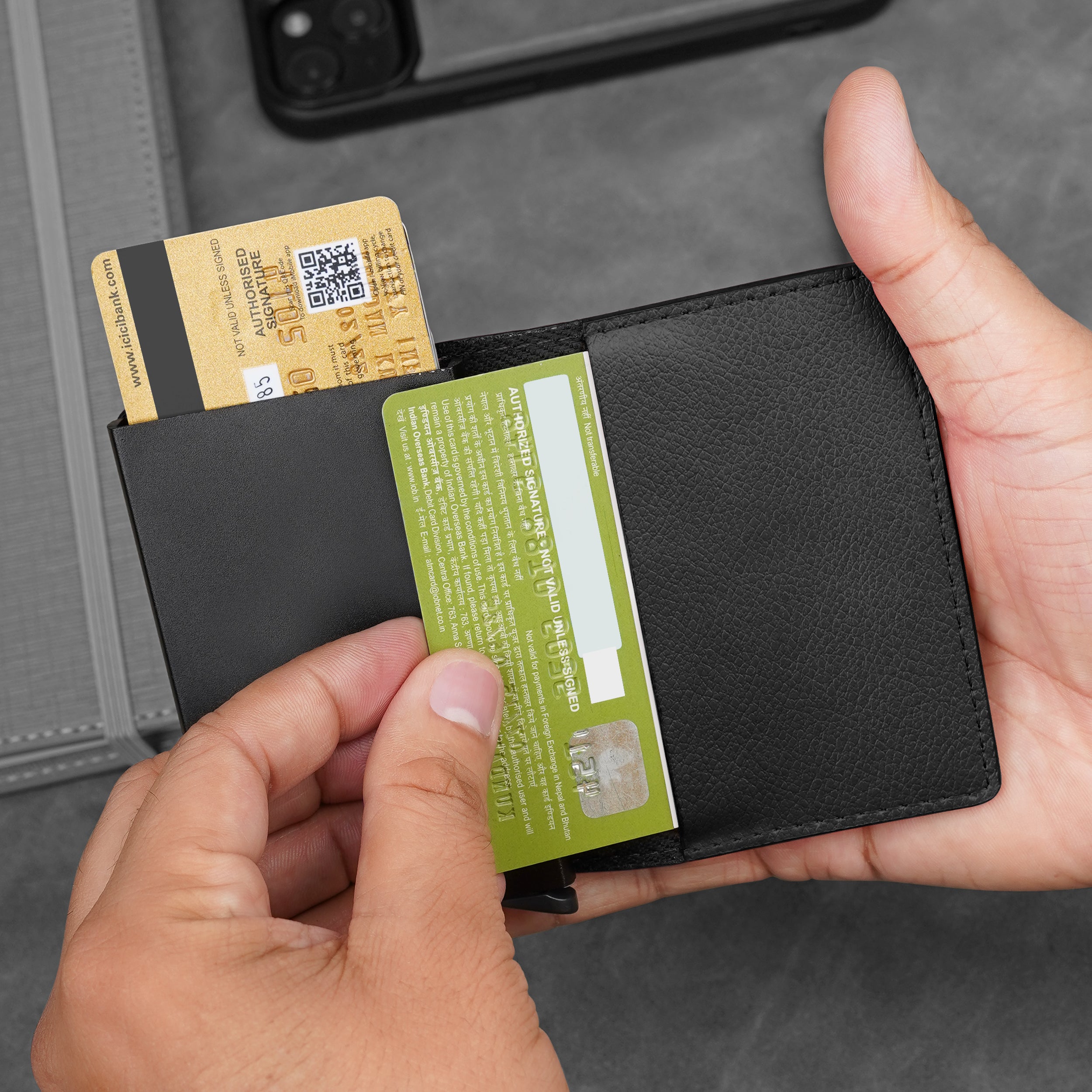 Chroma Safe RFID Protected Metal Cardholder