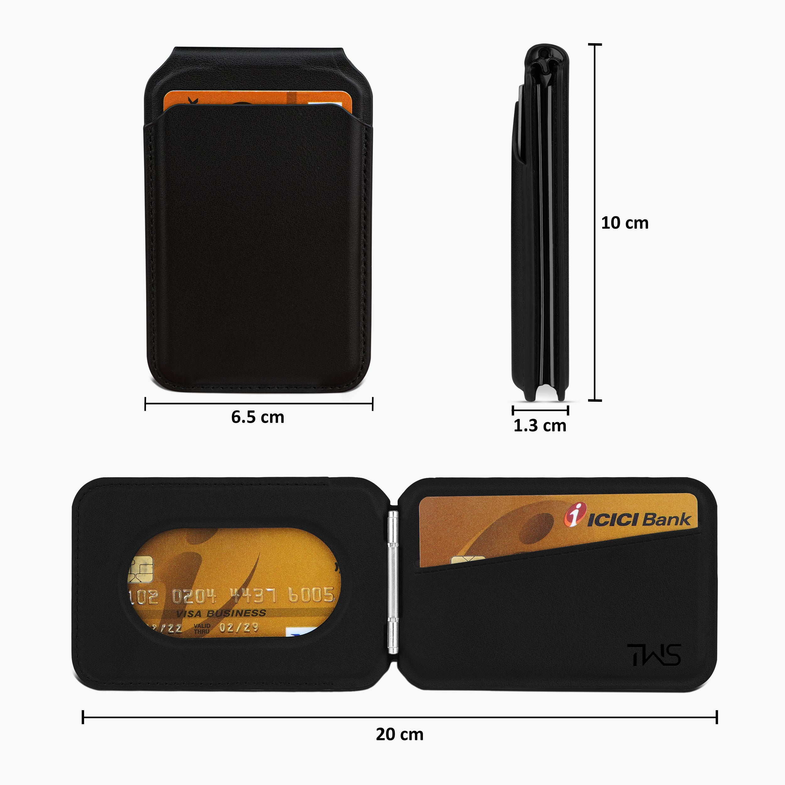 MagShield Secure Leather Cardholder