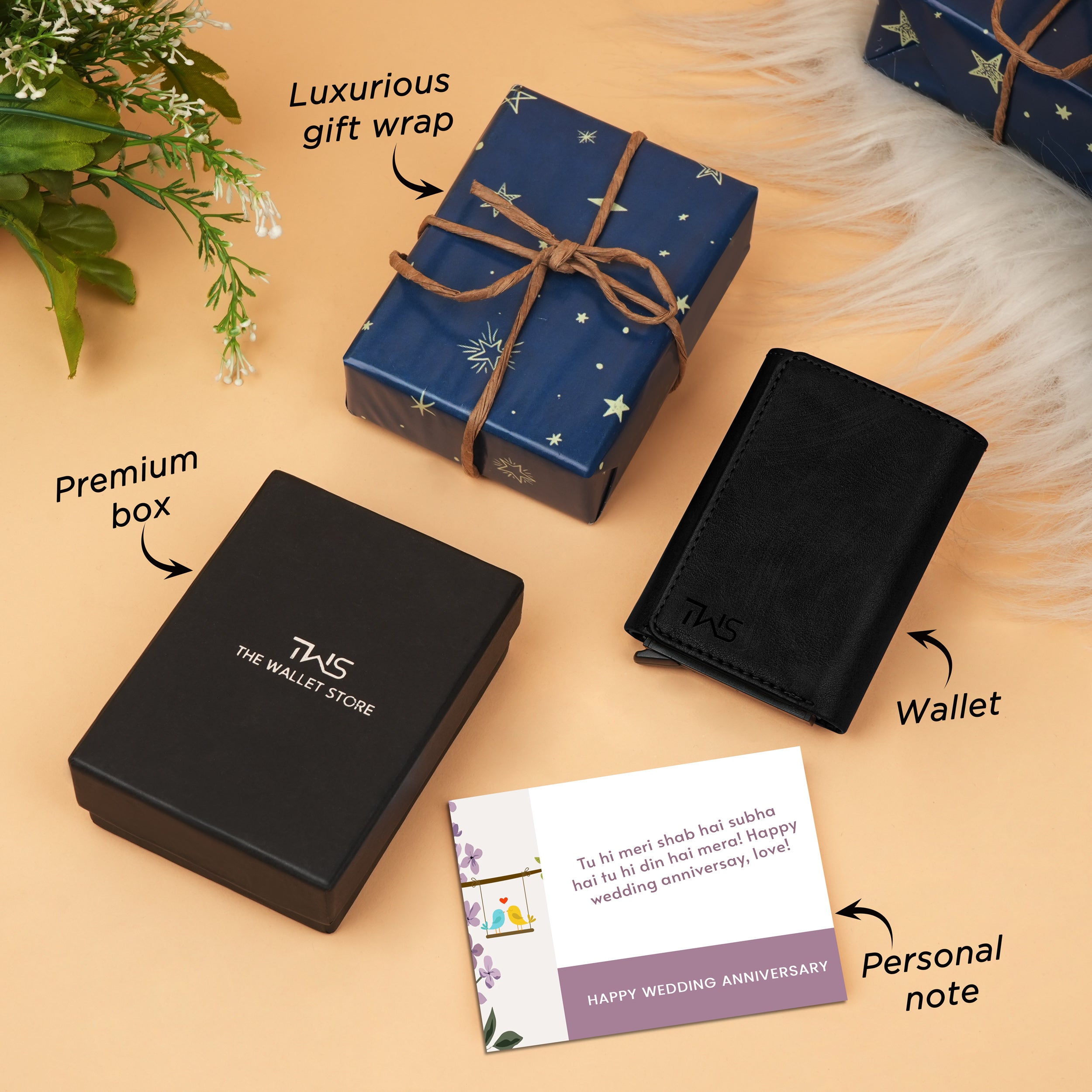 Maverick RFID-Protected Wallet Cardholder Gift For Men - Black