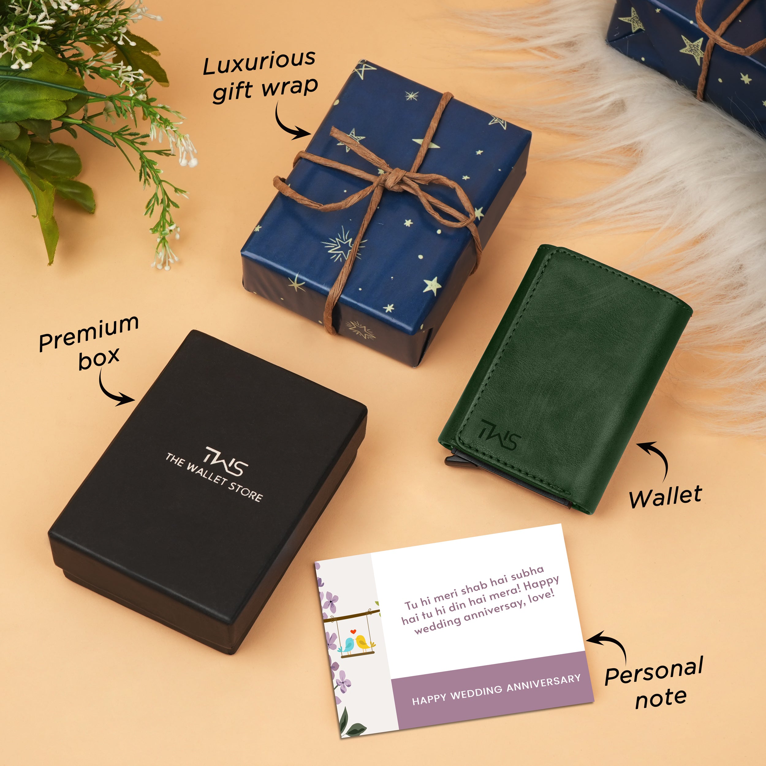 Maverick RFID Protected Wallet Cardholder Gift For Men - Green