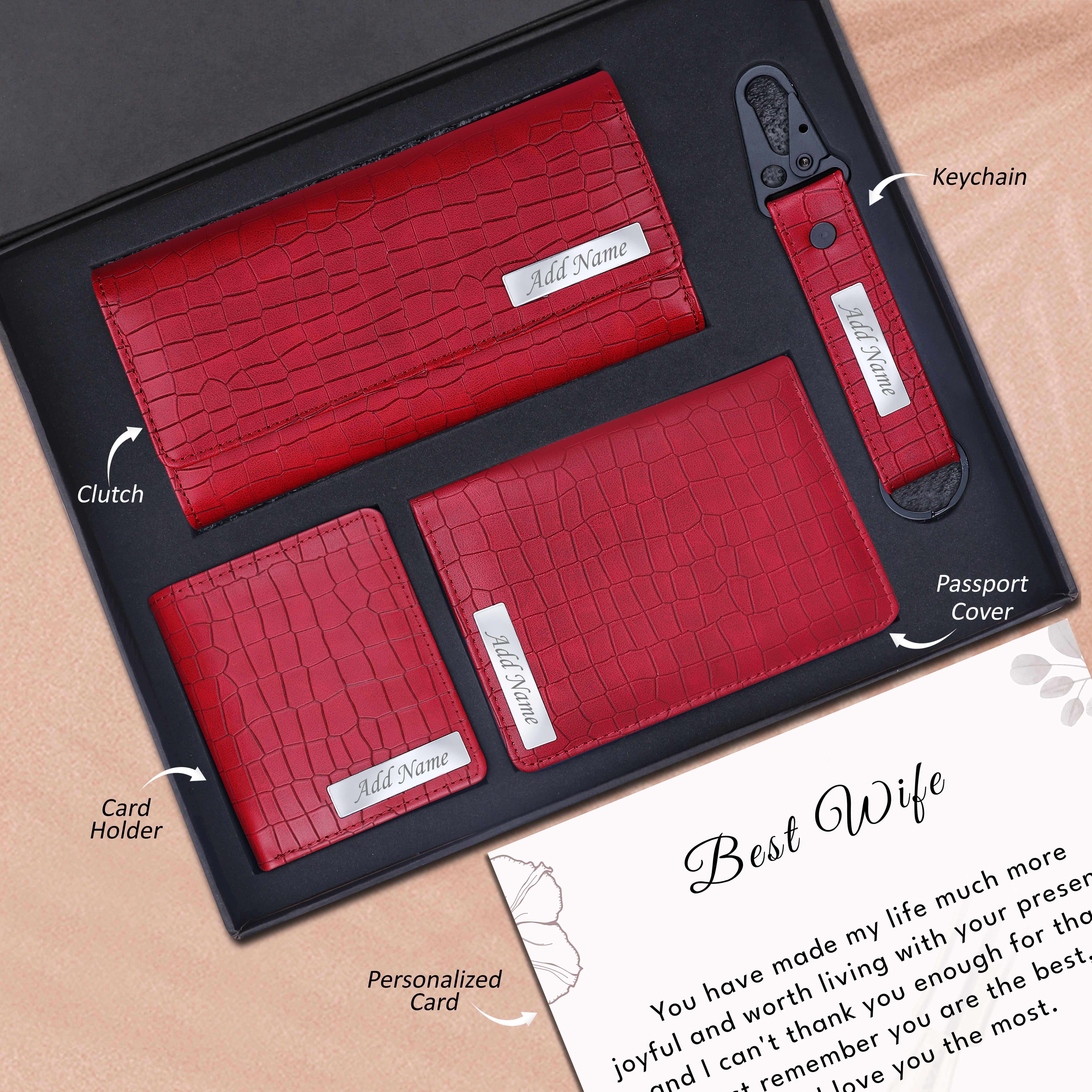 Personalized Travel Essential Gift Set For Women