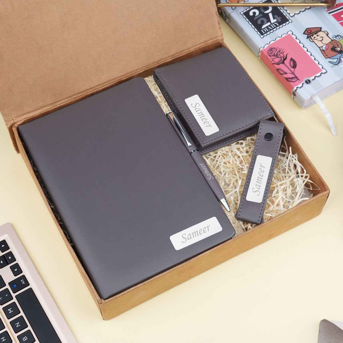 Personalized Everyday Essentials Gift Set For Him