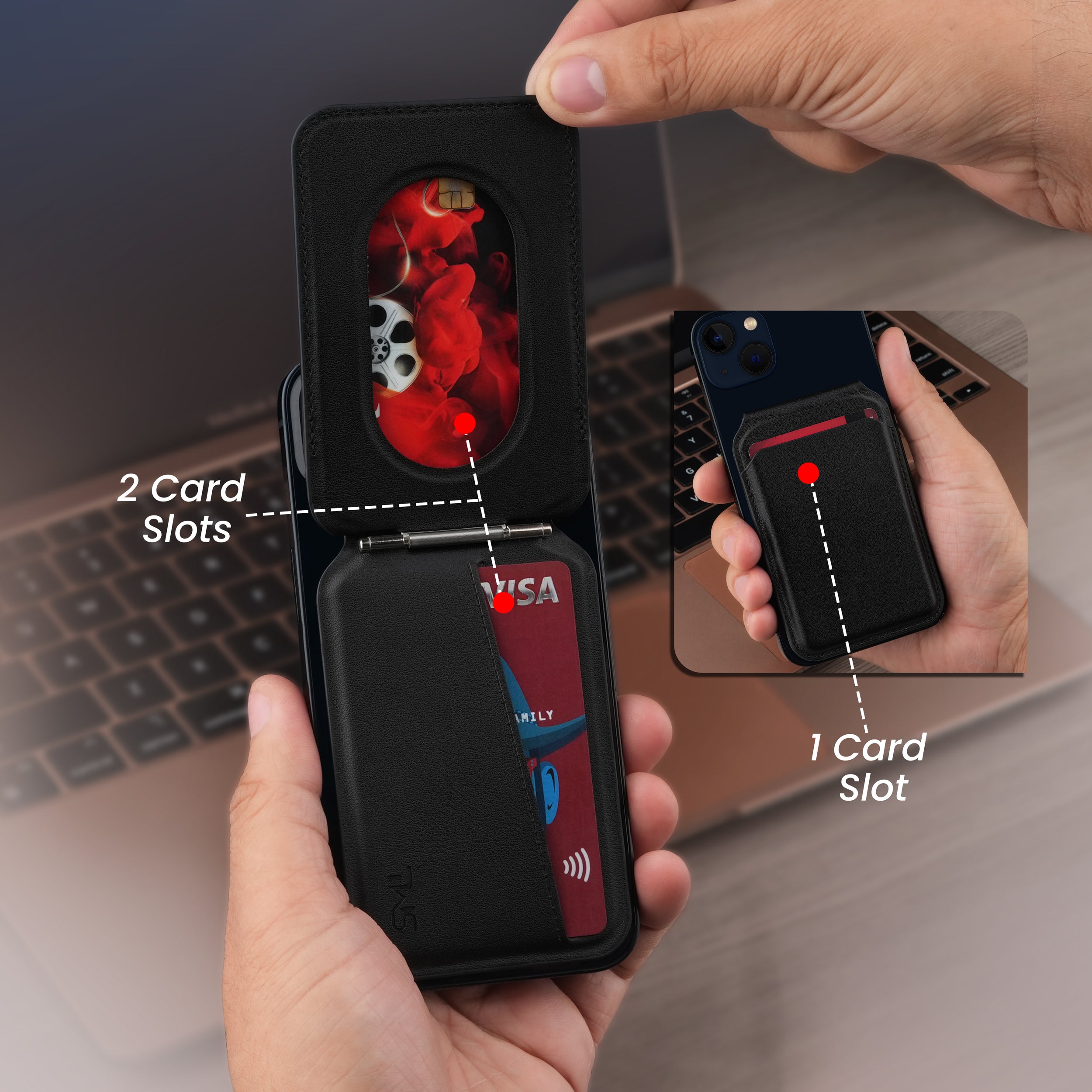 MagShield Secure Leather Cardholder