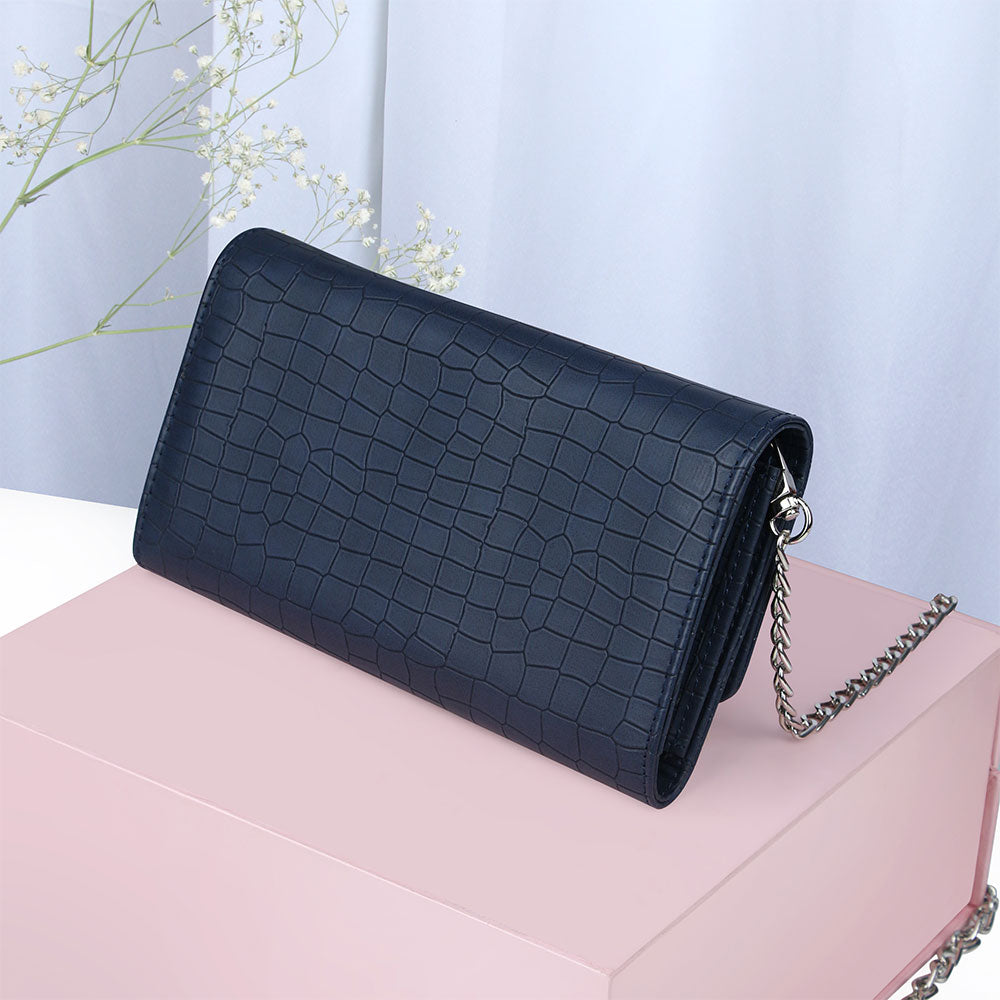 Personalized Croco Design Sling Bag With Name & Message Card