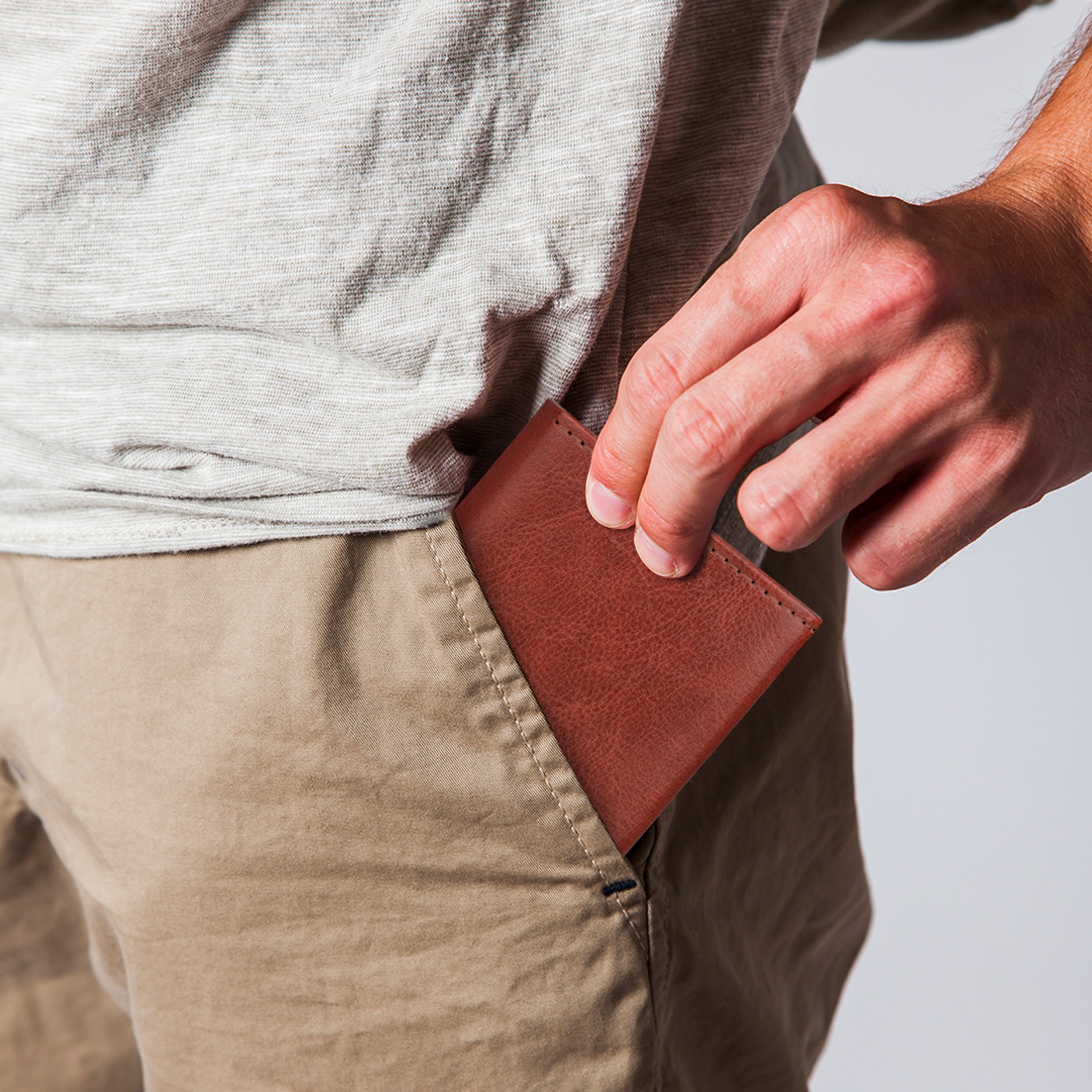 Cipher RFID-Protected Wallet With Detachable Cardholder - Tan