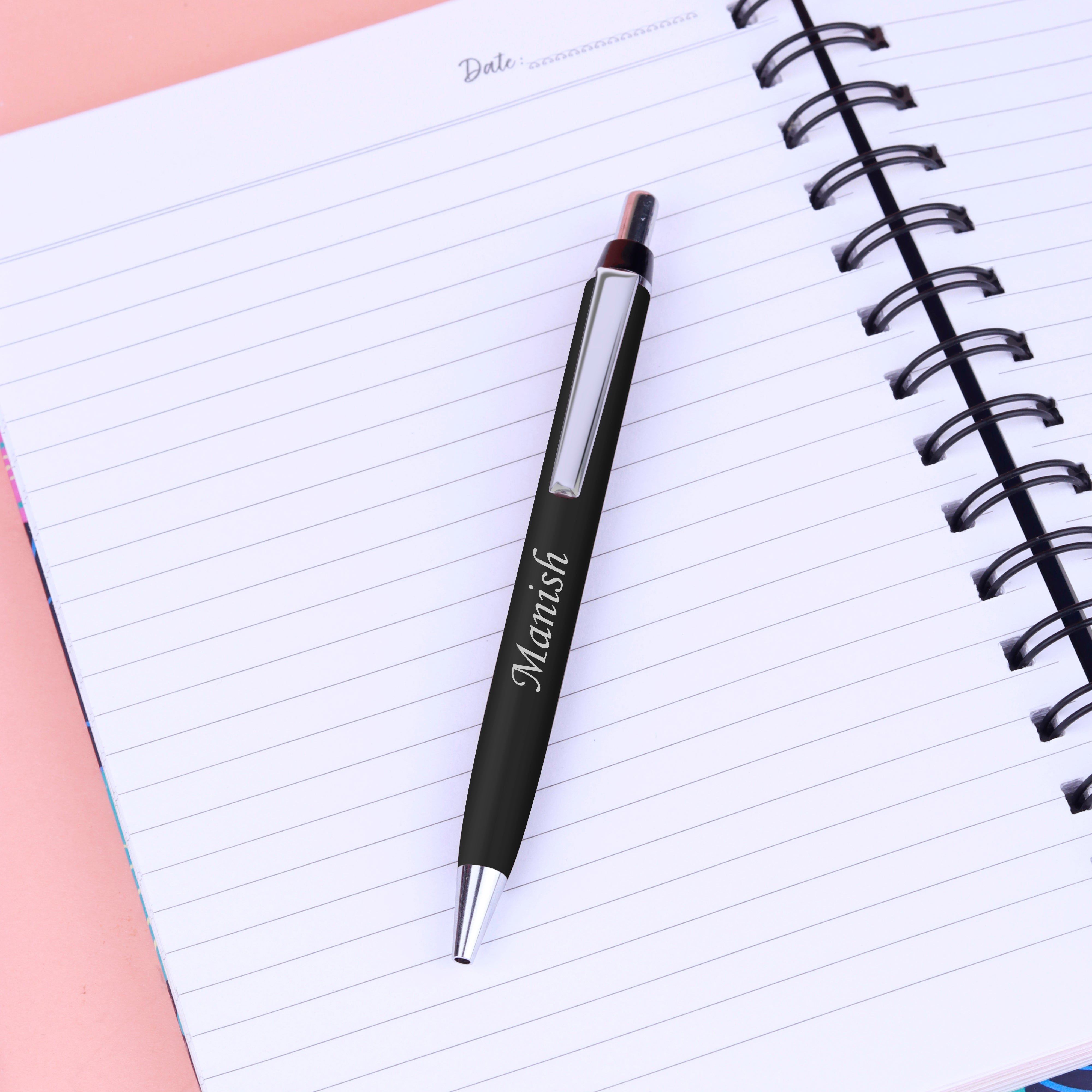 Personalized Metallic Tic-Tac Ball Pen With Name