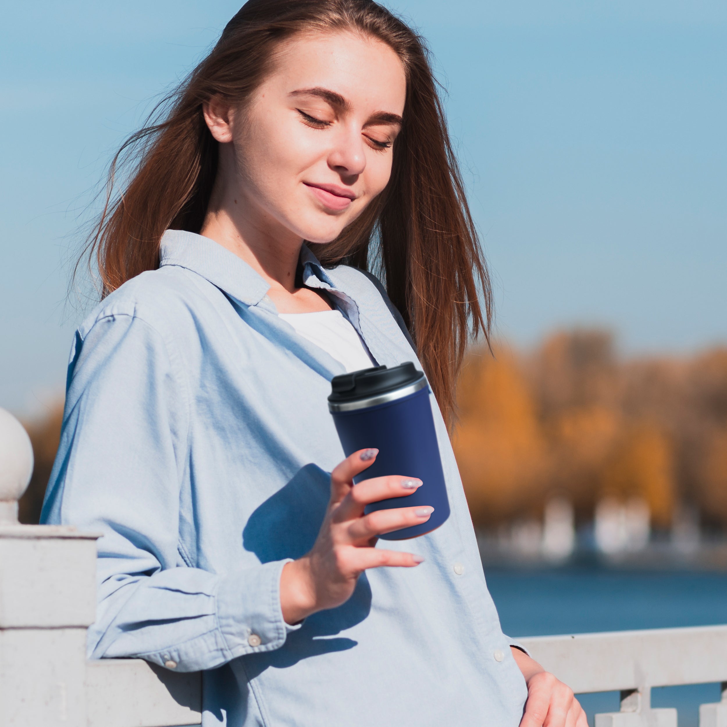 Aqua Sip Vacuum Insulated Suction Mug