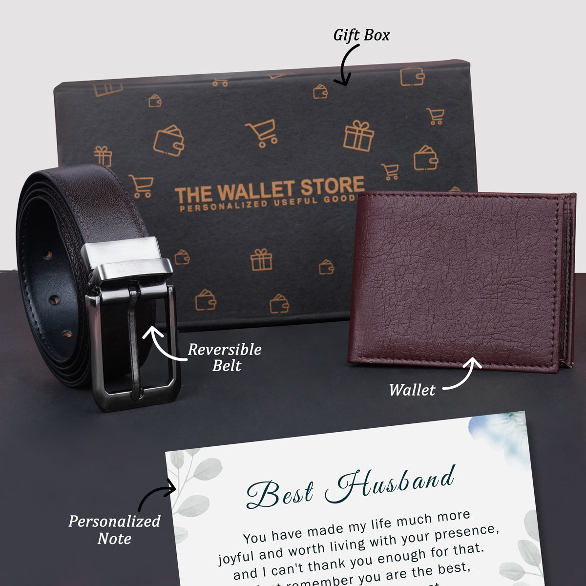 Premium Quality Wallet & Belt Gift Set For Men