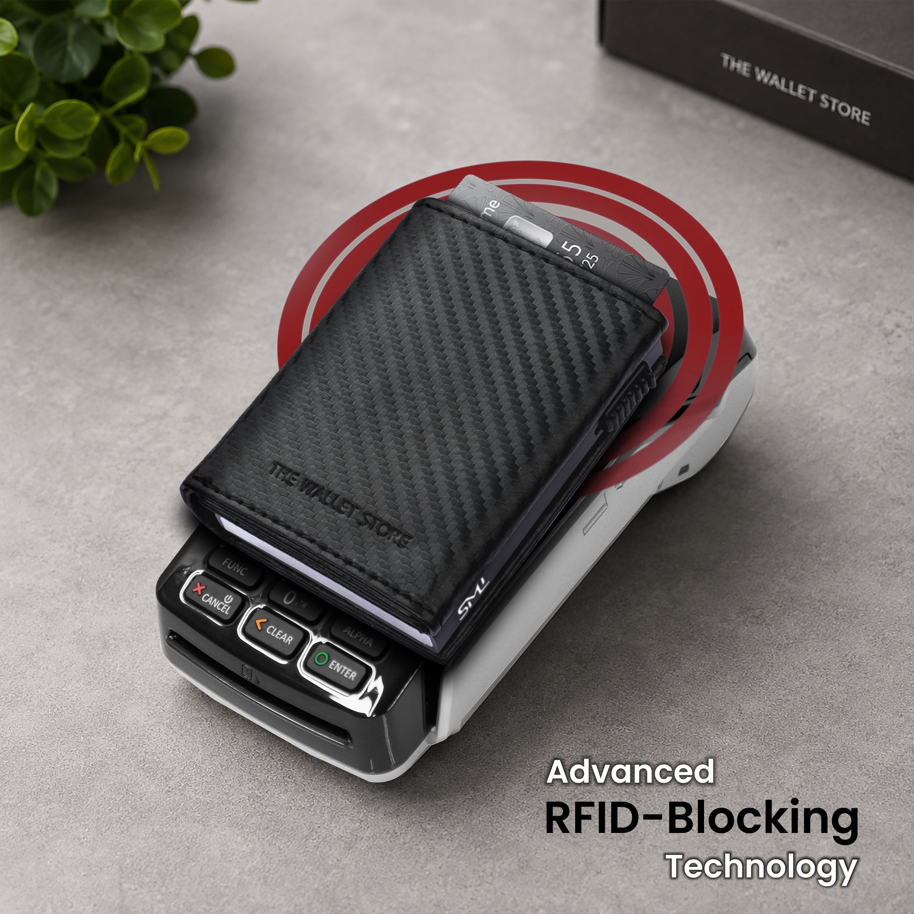 Defender RFID Protected Wallet Cardholder - Carbon Fibre Edition