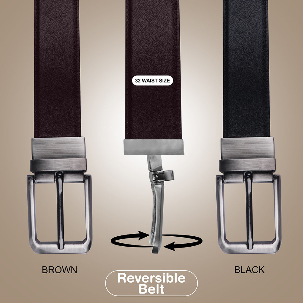 Premium Reversible Leather Belt For Men