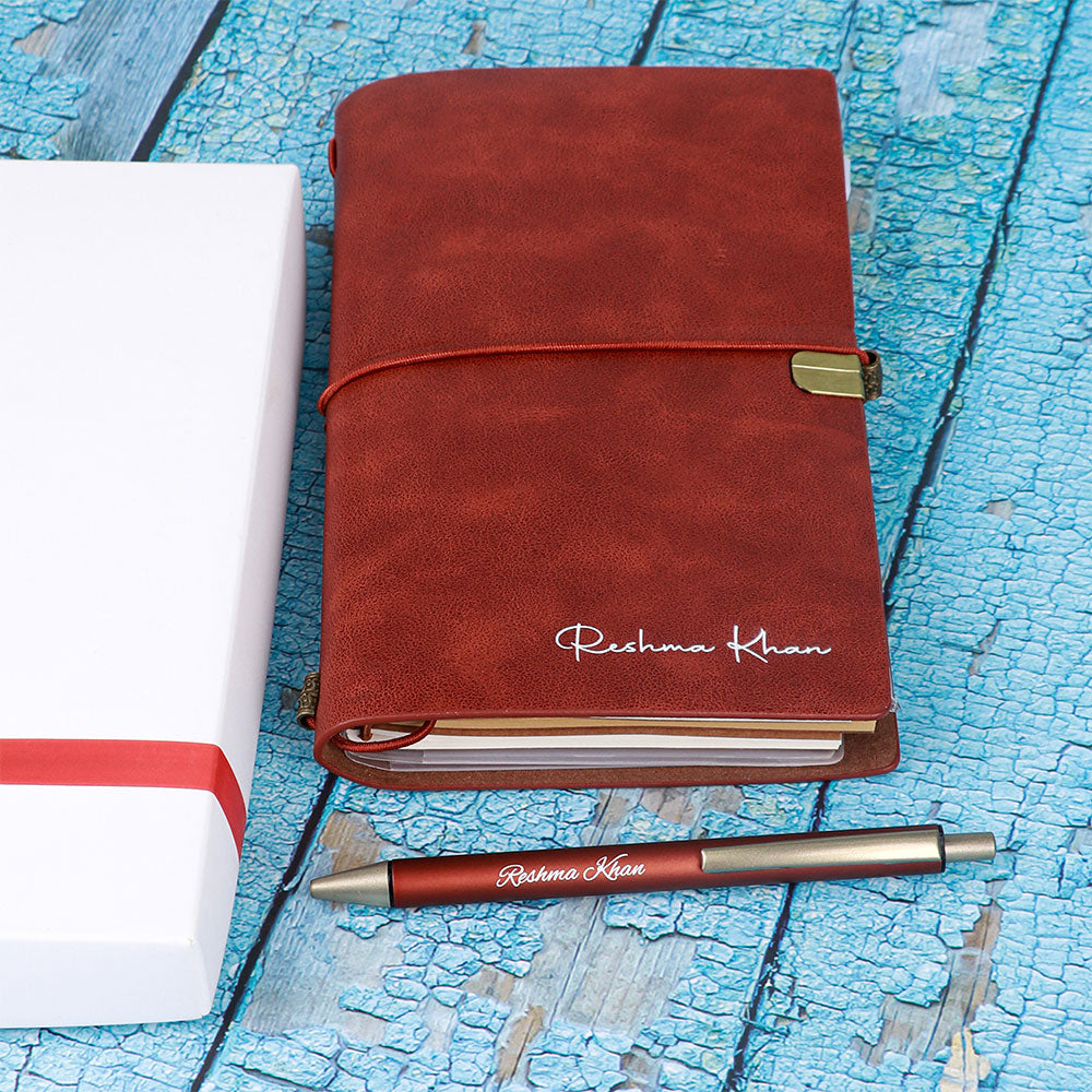 Personalized Leatherette Multi-Purpose Folder