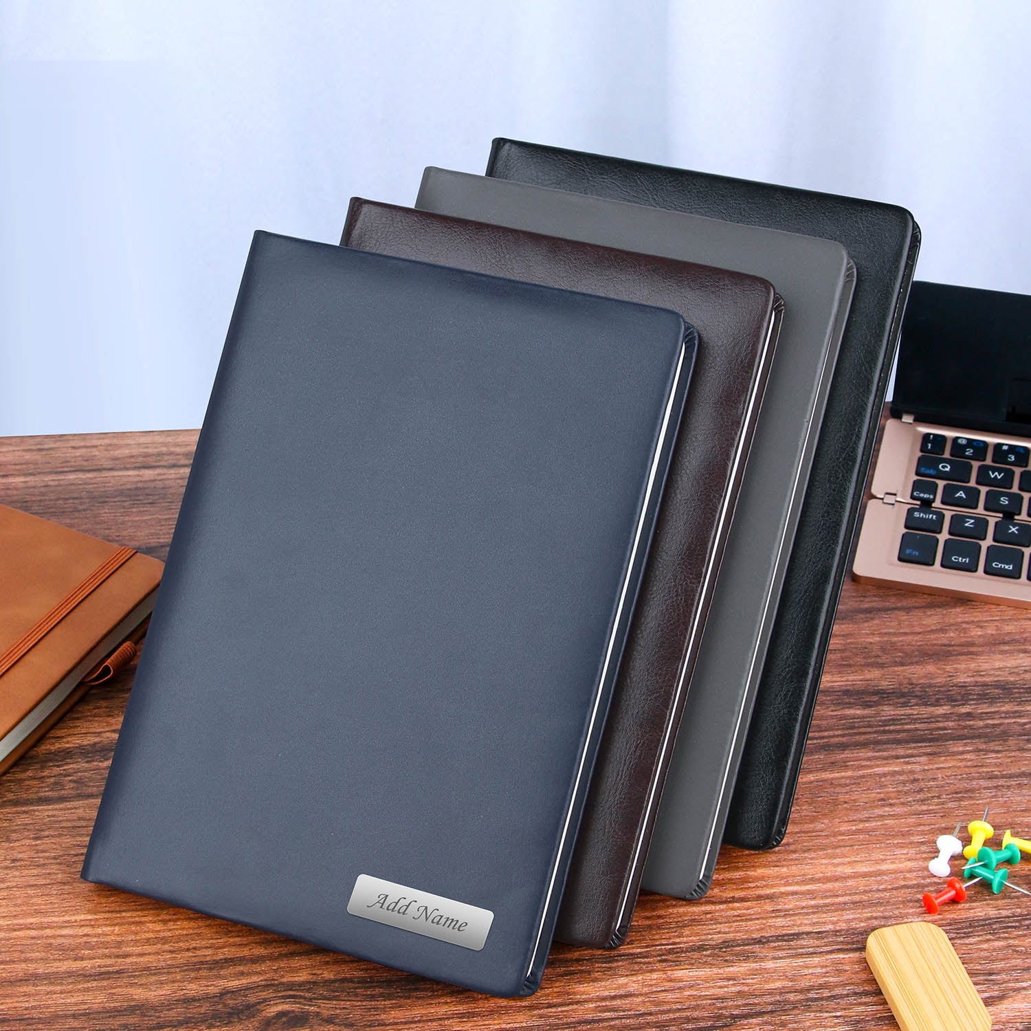 Personalized Premium Leatherette Diary With Name