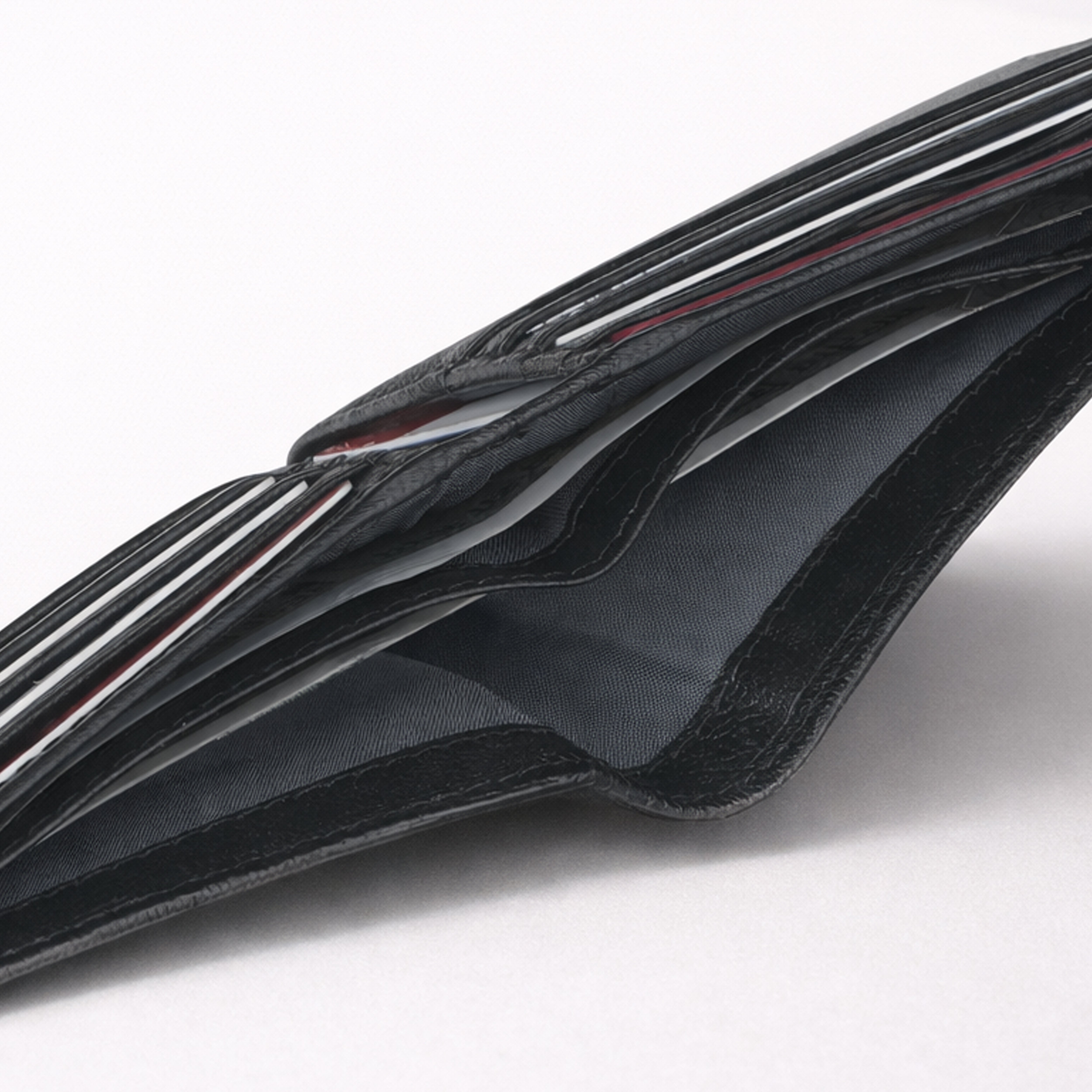 Police BerryBlack Slim Bi-Fold Leather Wallet