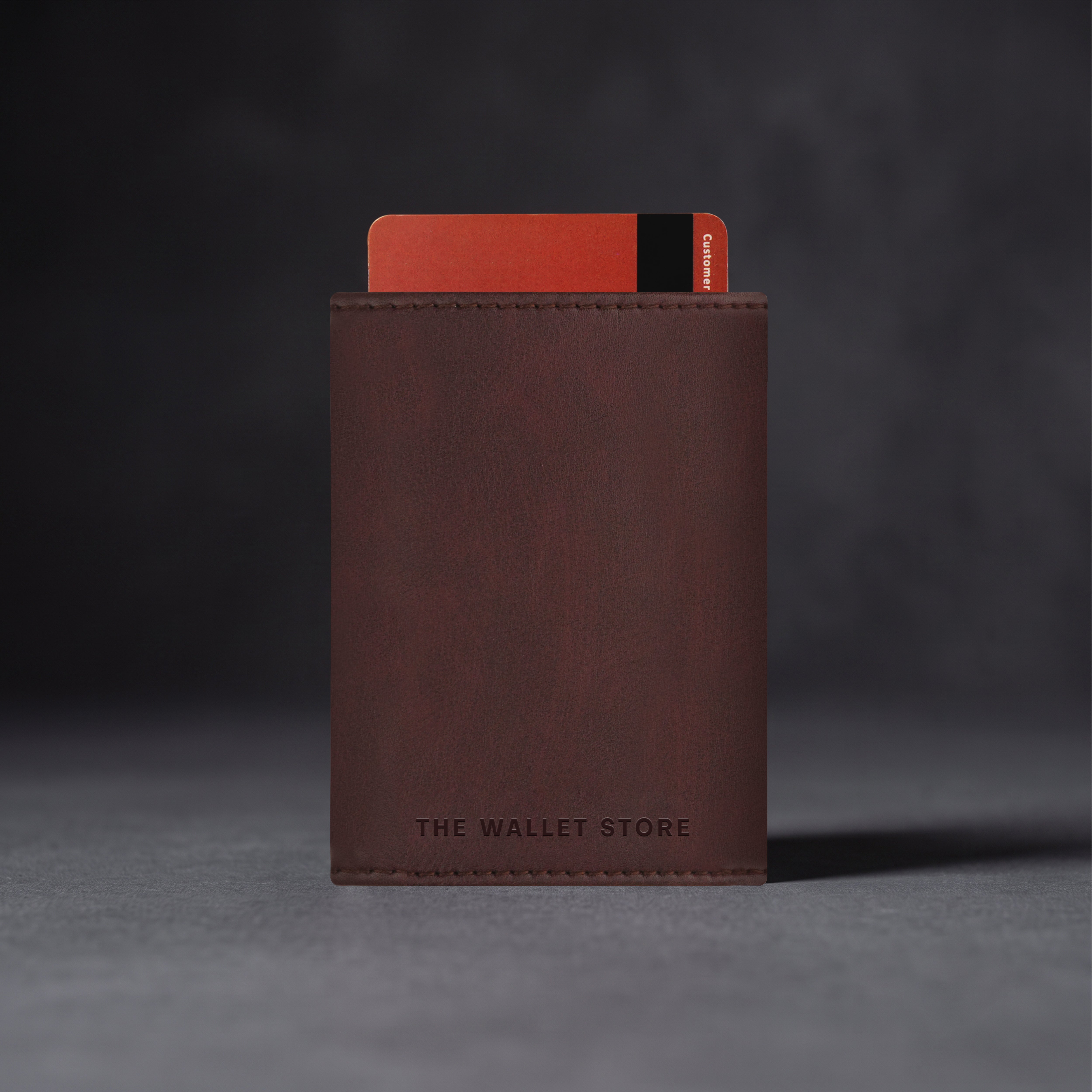 Crest RFID Protected Wallet Cardholder - Wine