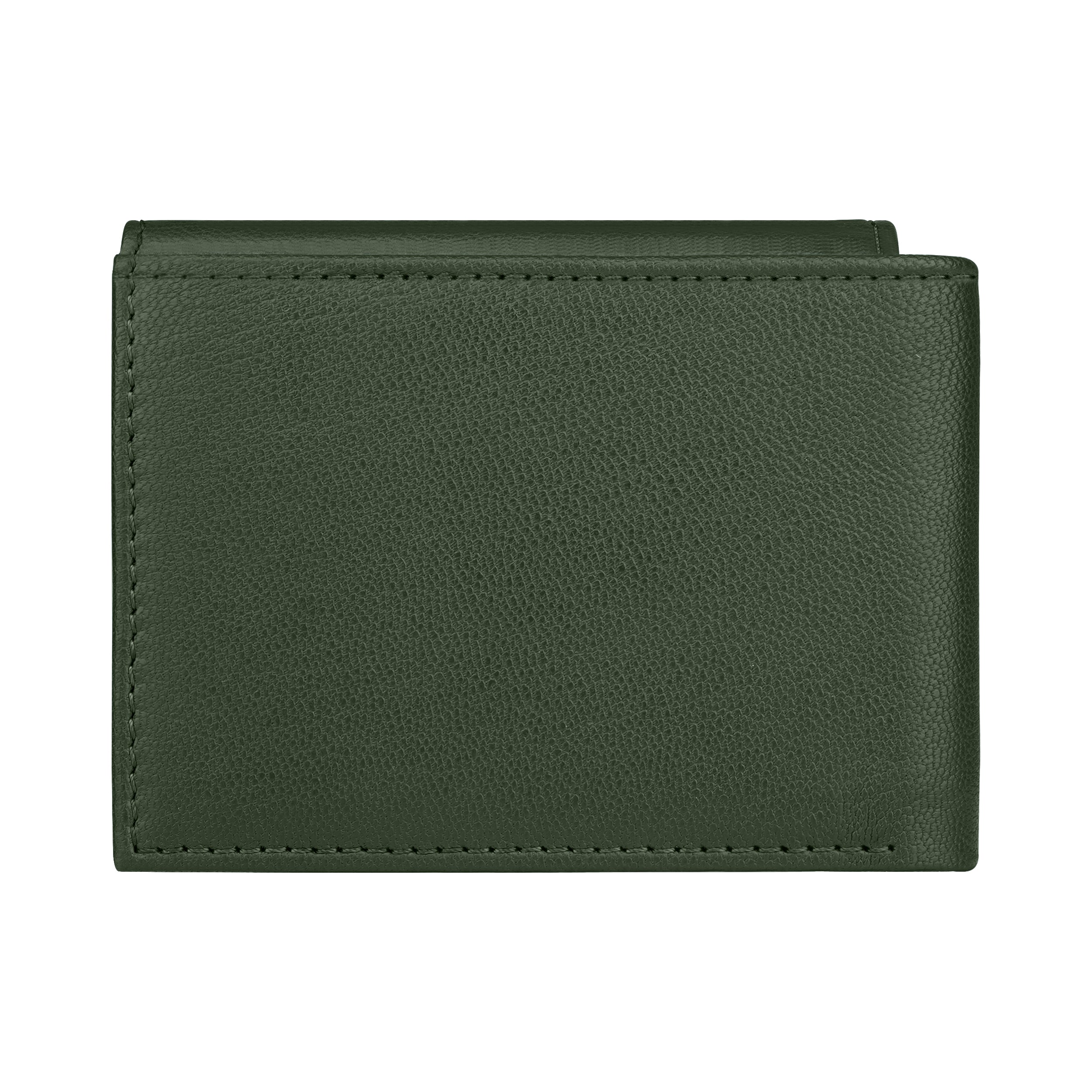 Fold Craft Genuine Leather Wallet For Men - Green