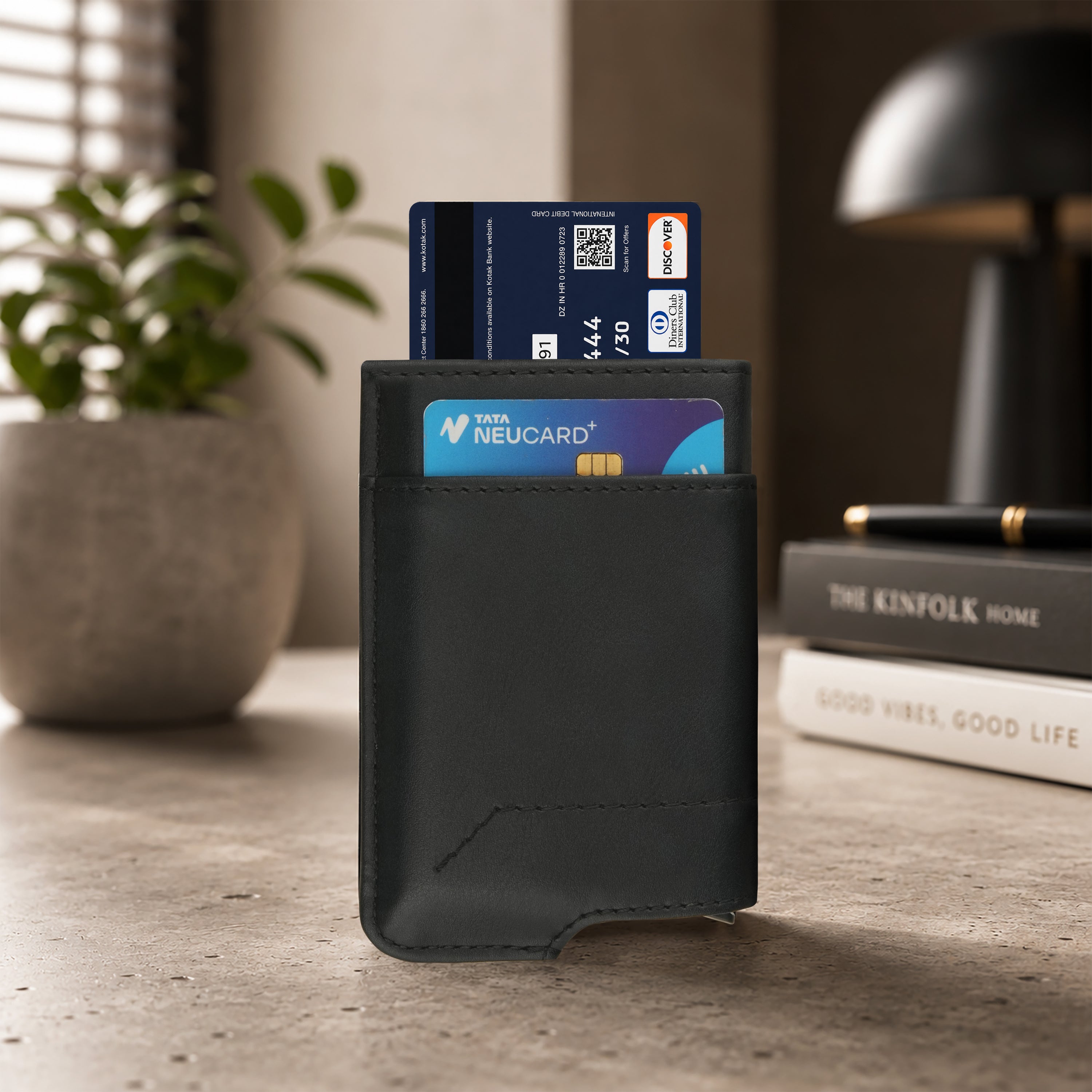 Apex RFID Protected Pop-Up Cardholder - Black
