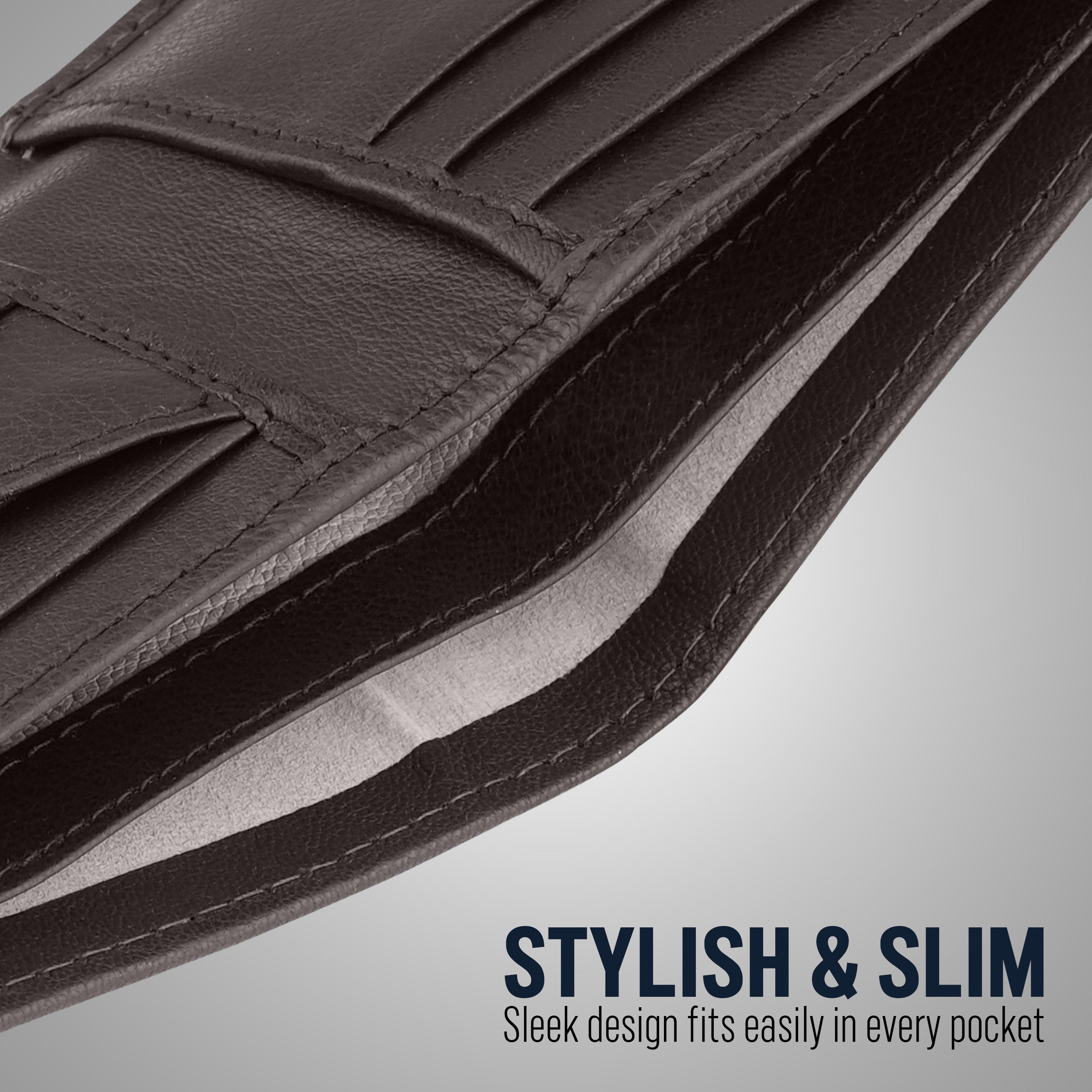 Carry Mate Genuine Leather Wallet For Men - Brown
