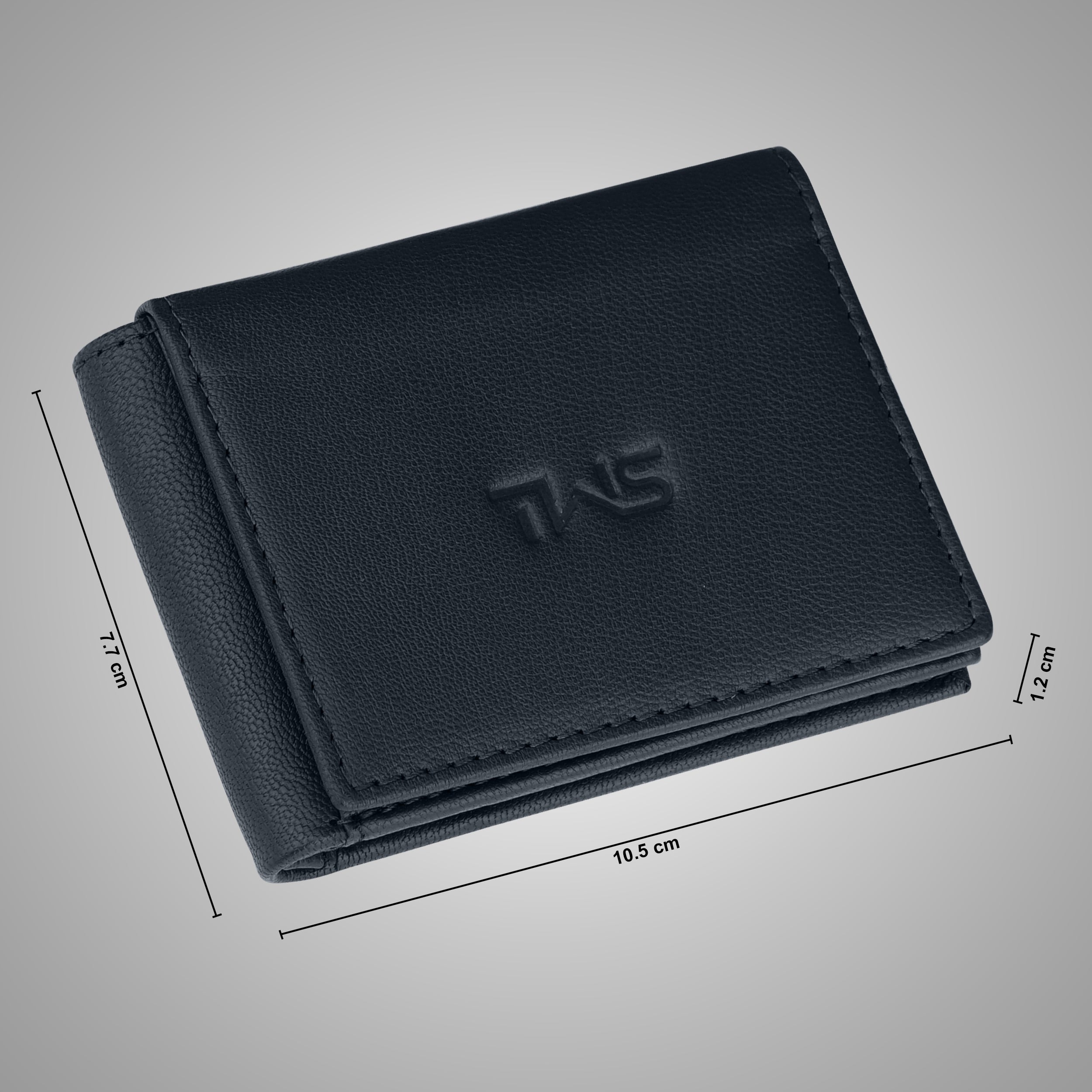 Fold Craft Genuine Leather Wallet For Men - Blue