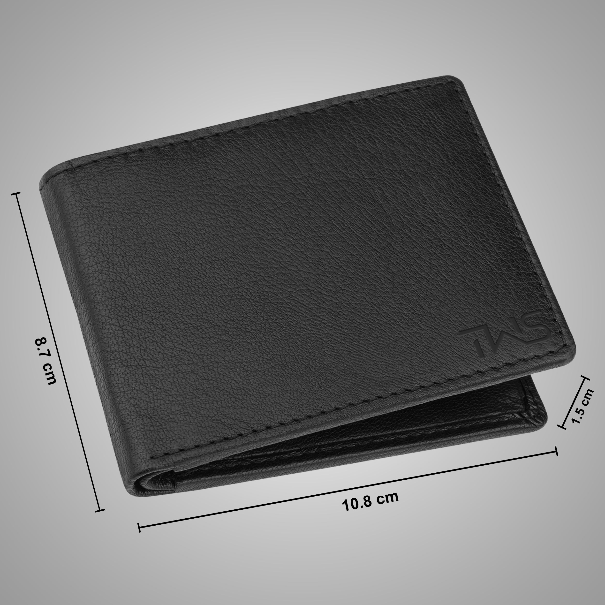 Carry Mate Genuine Leather Wallet For Men - Black