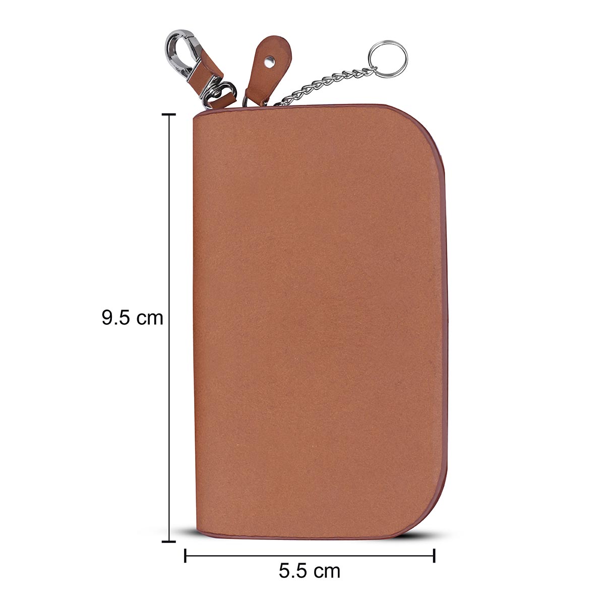 Premium Matte Finish Leather Keycase