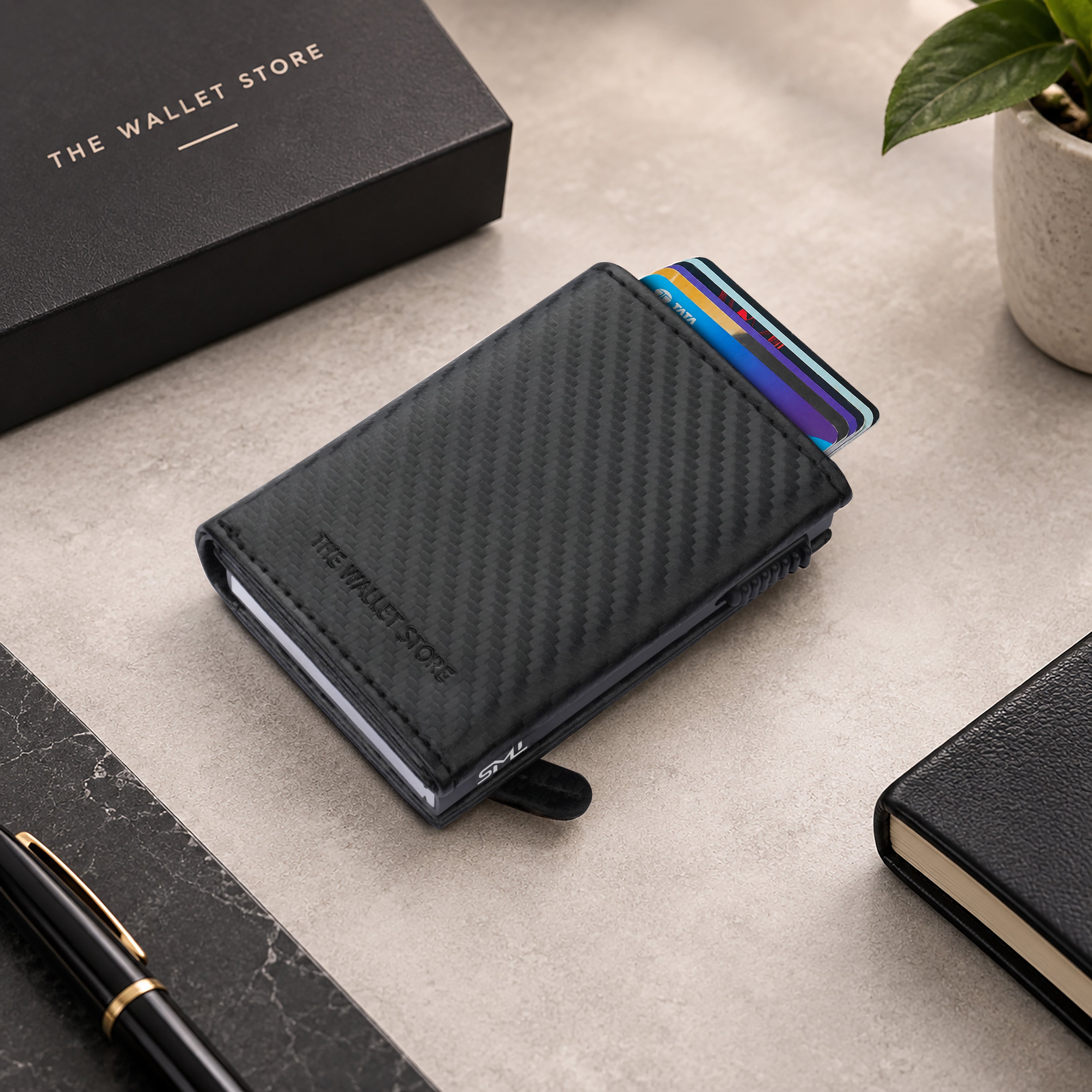 Defender RFID Protected Wallet Cardholder - Carbon Fibre Edition