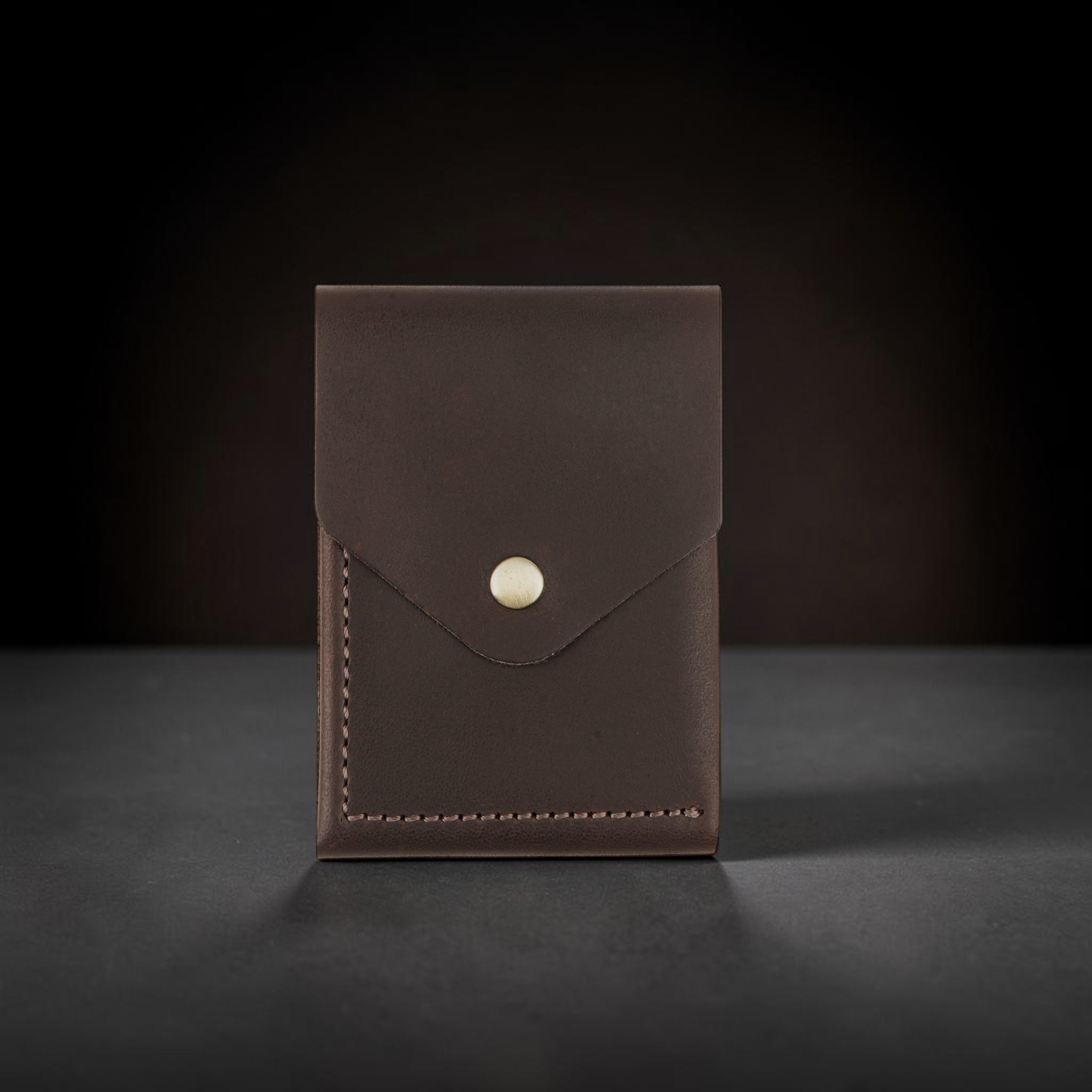 Flip 2.0 Genuine Leather Wallet - Dark Brown
