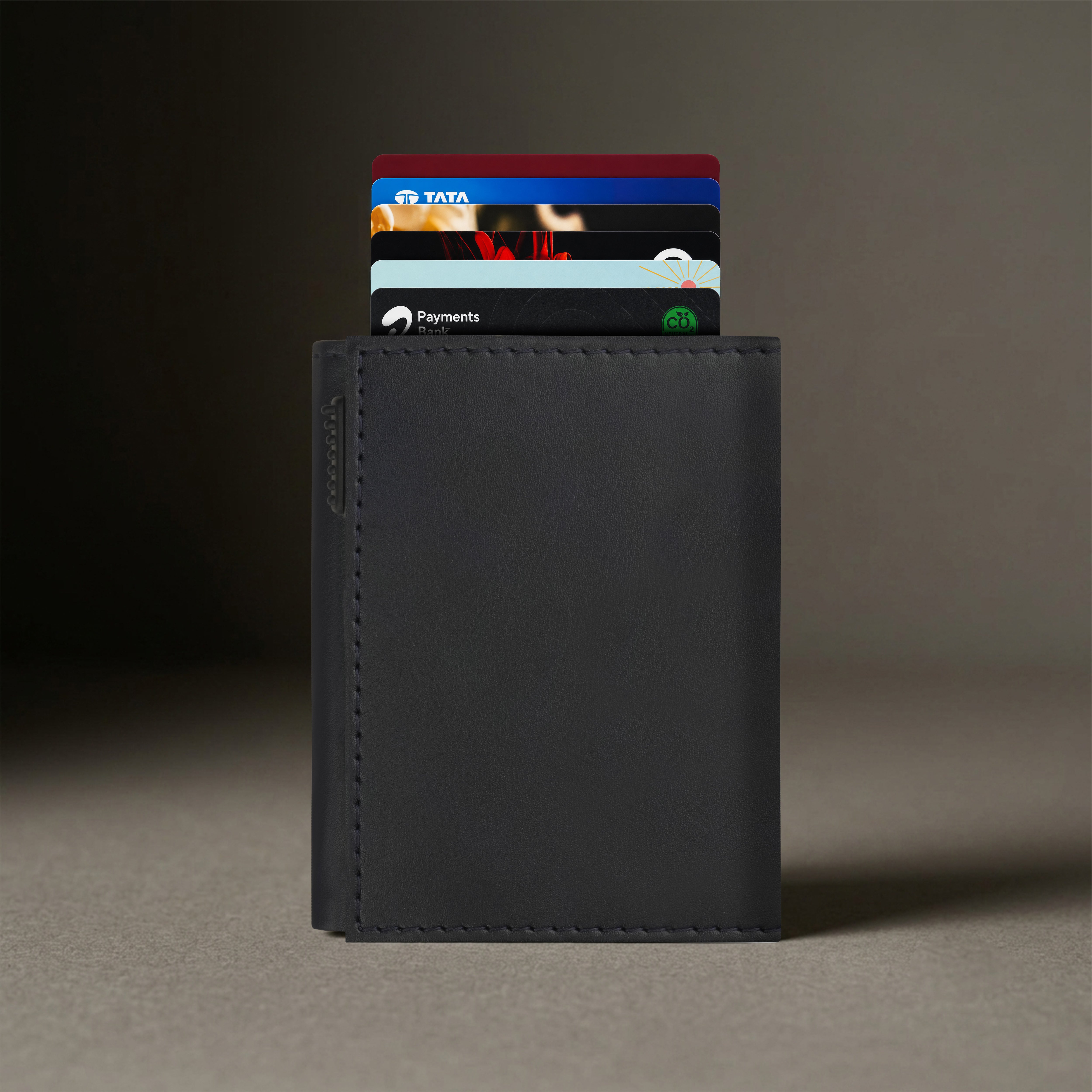 Crest RFID Protected Wallet Cardholder - Blue