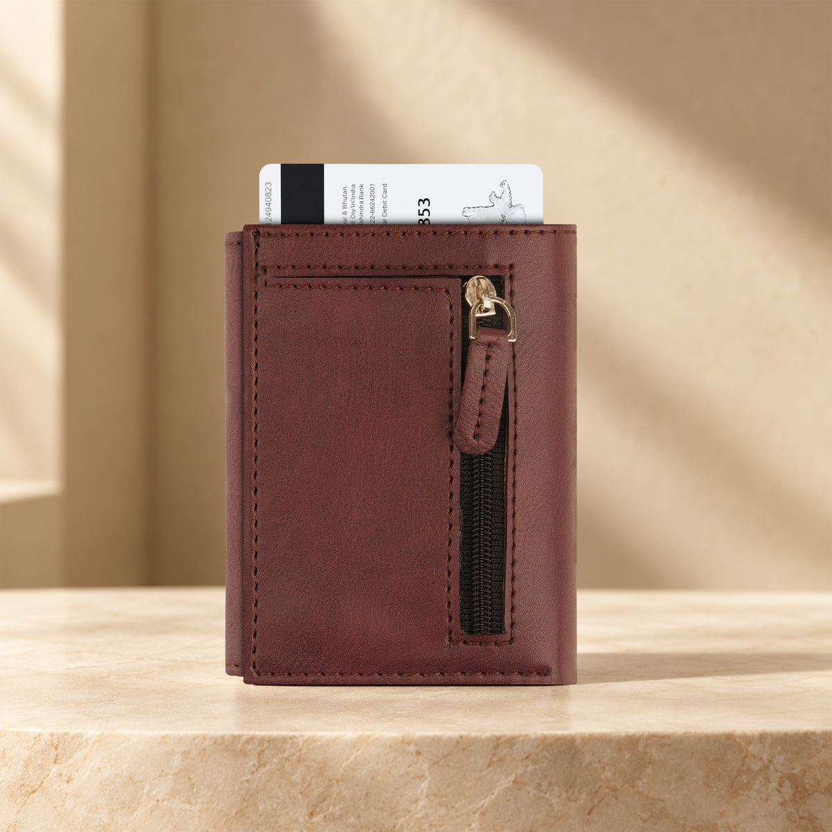 Guardian RFID Protection Wallet Card Holder - Wine