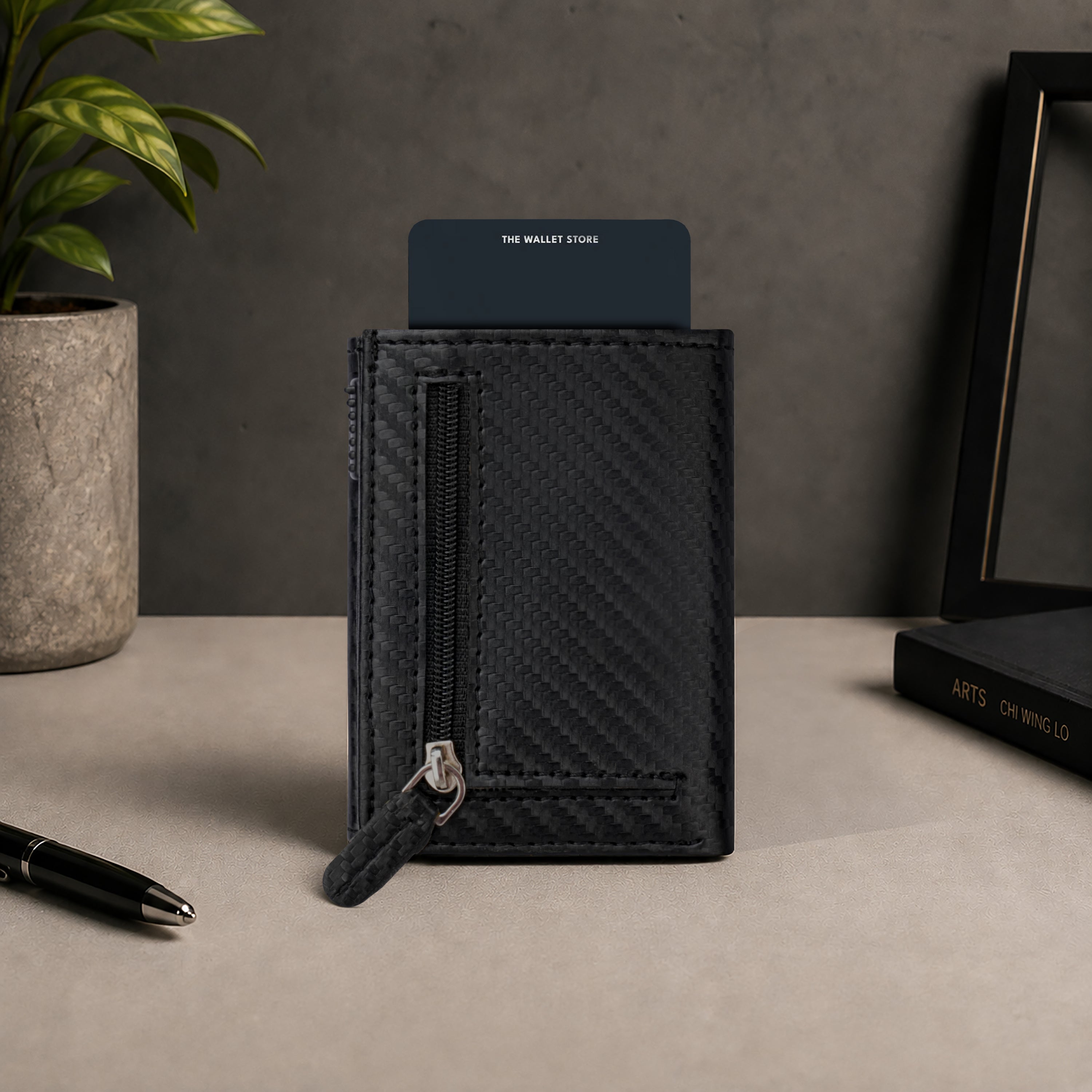 Defender RFID Protected Wallet Cardholder - Carbon Fibre Edition