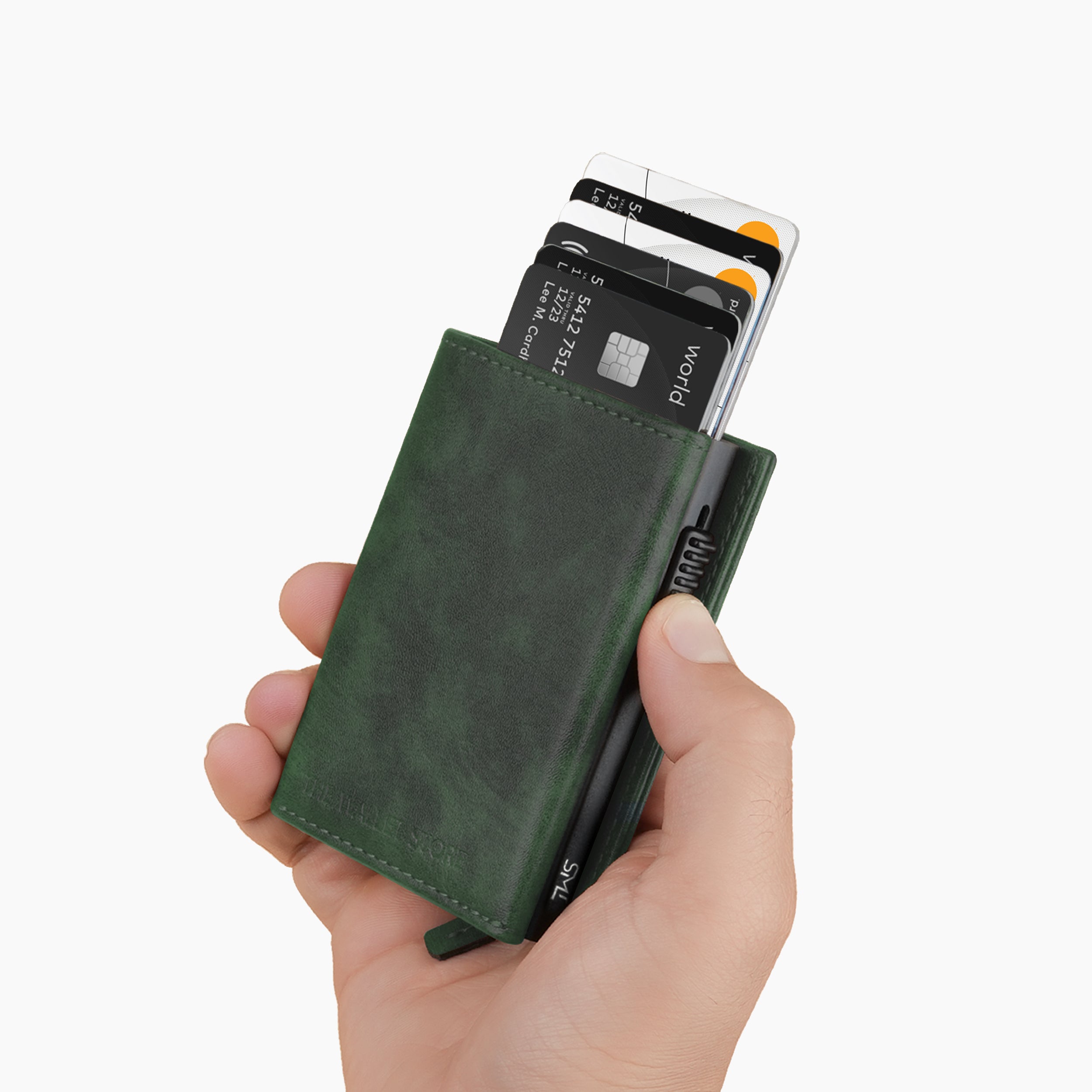 Defender RFID Protected Wallet Cardholder - Green