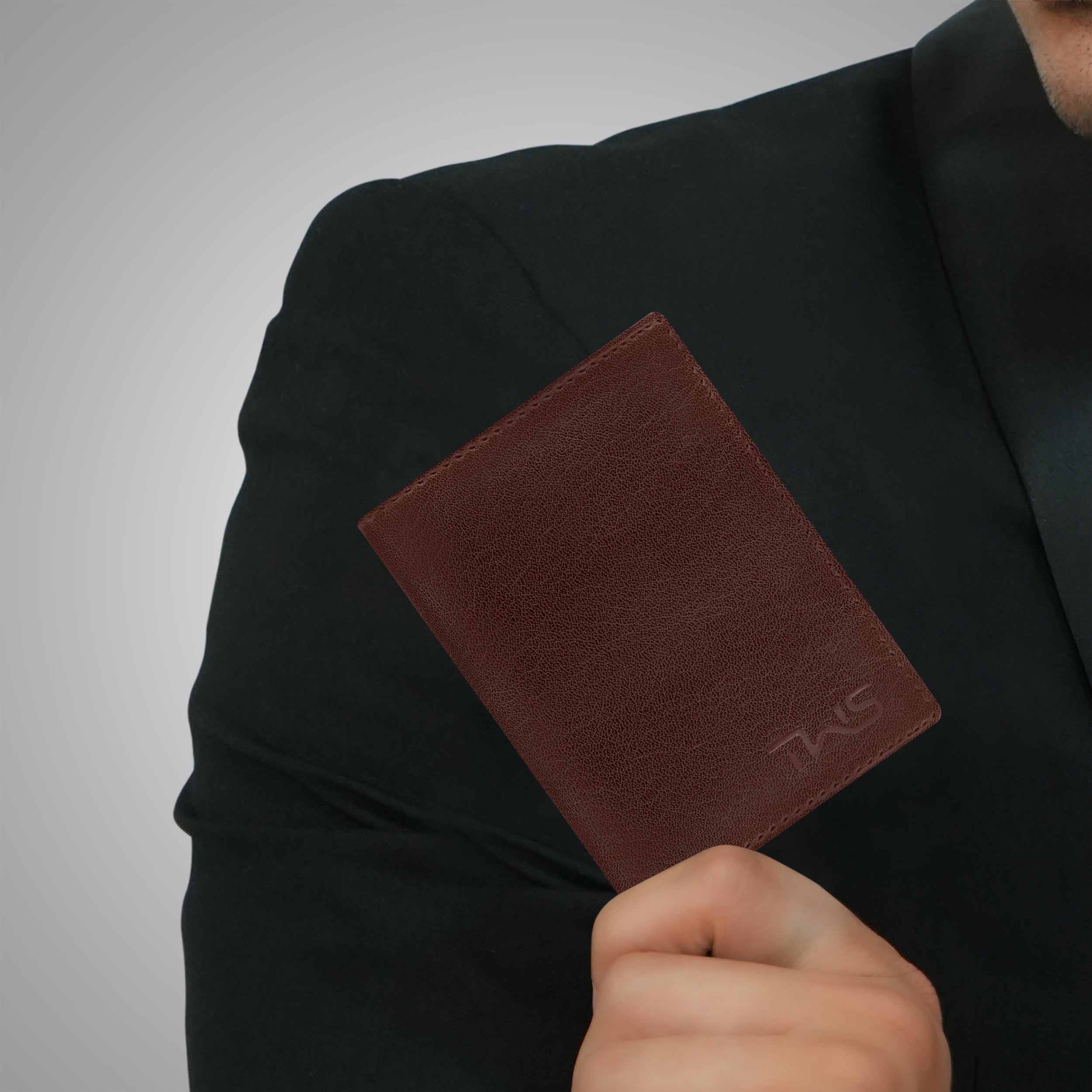 Urbane Bi-Fold Leather Wallet For Men - Brown