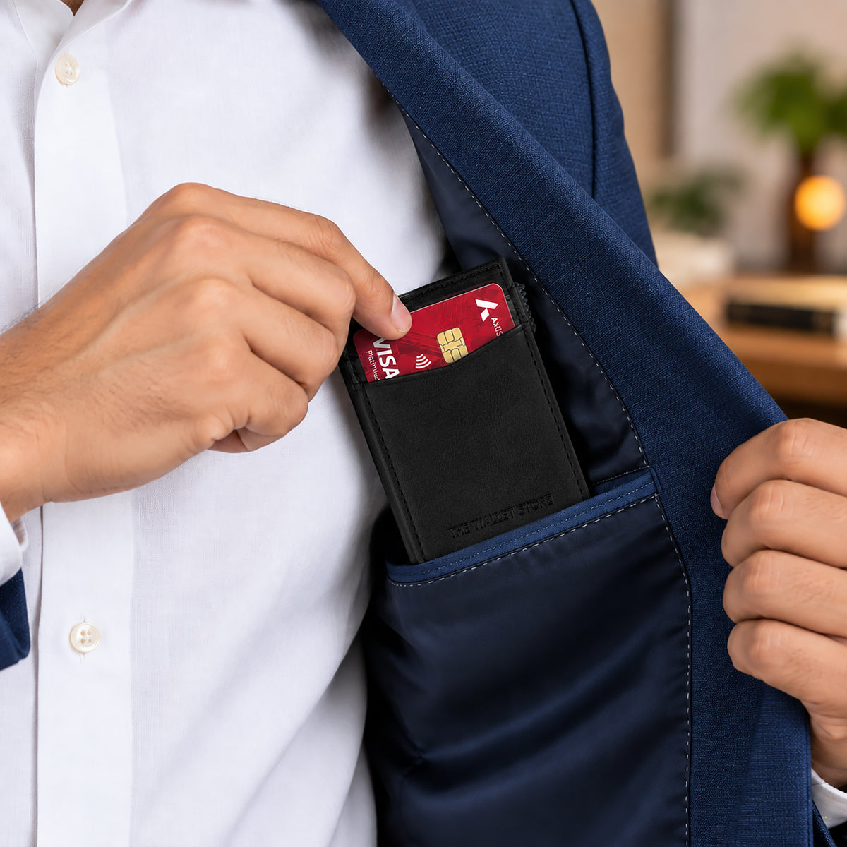 Aero Vault 2.0 RFID Protected Pop-Up Cardholder - Black