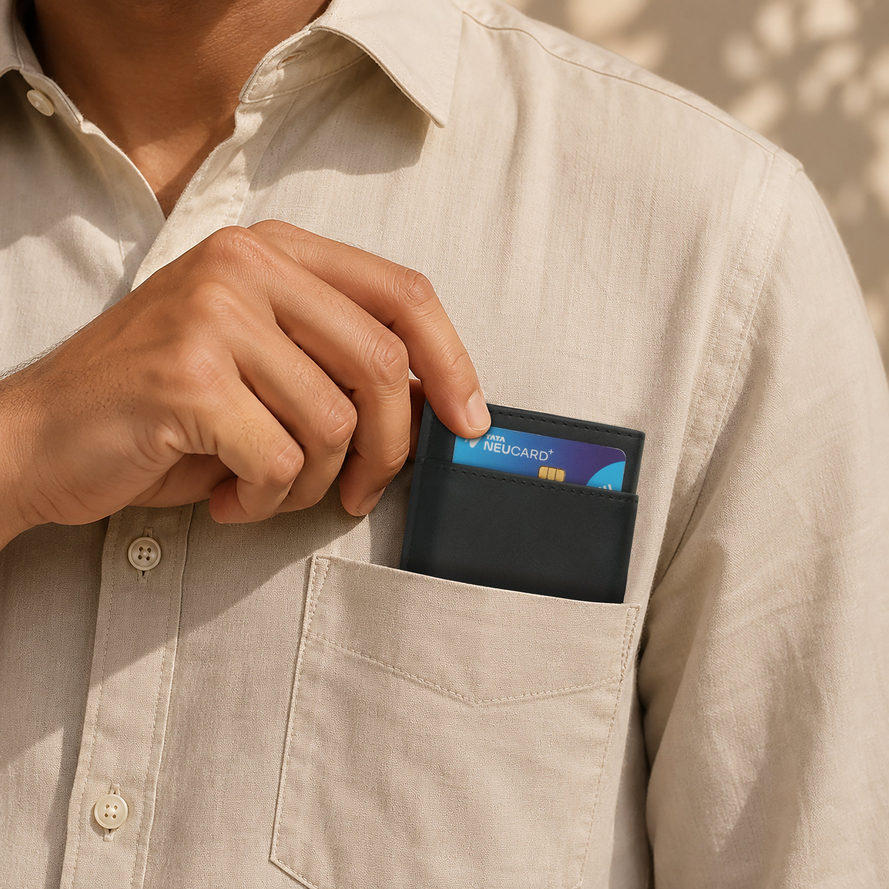 Apex RFID Protected Pop-Up Cardholder - Black
