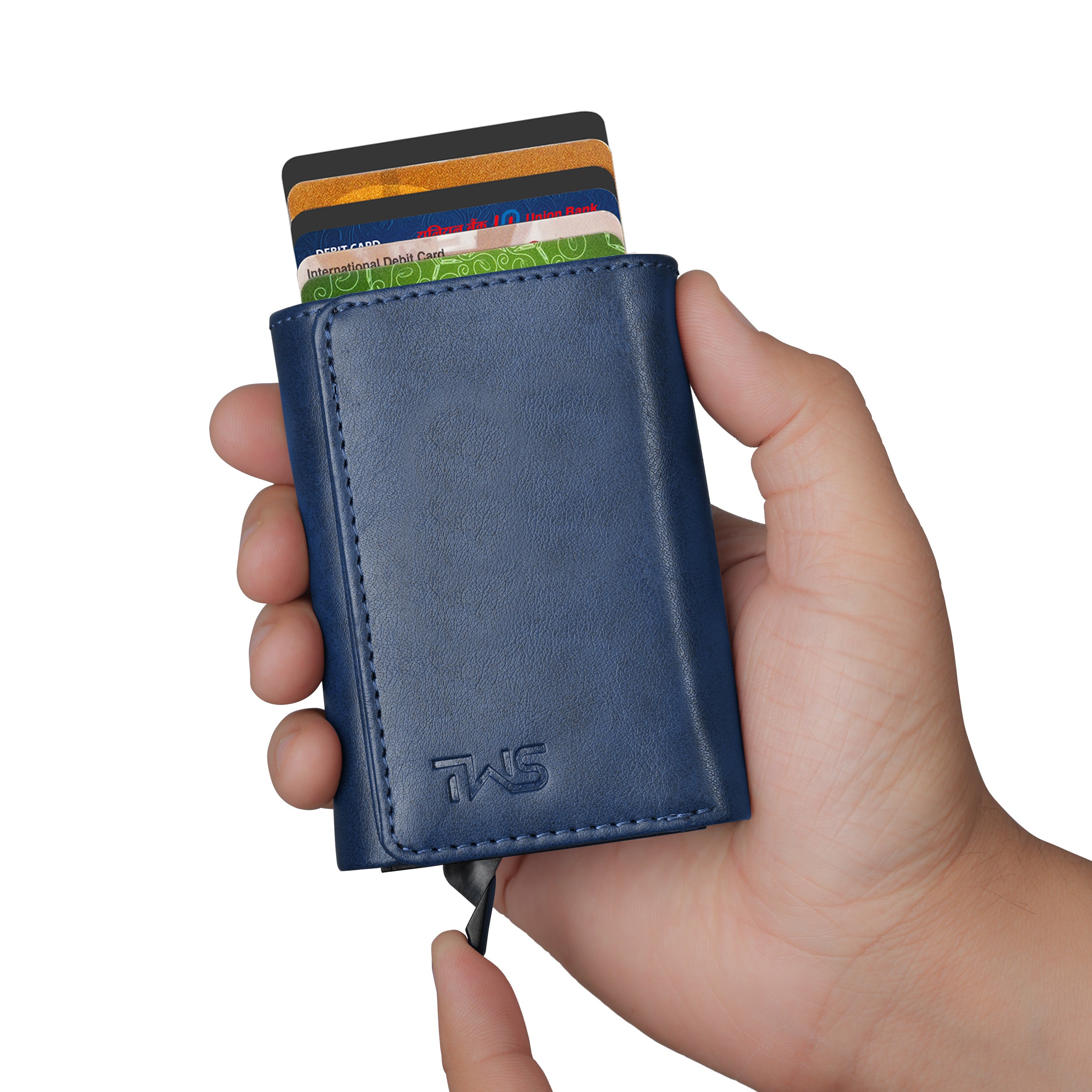 Maverick RFID-Protected Wallet Cardholder Gift For Men - Blue