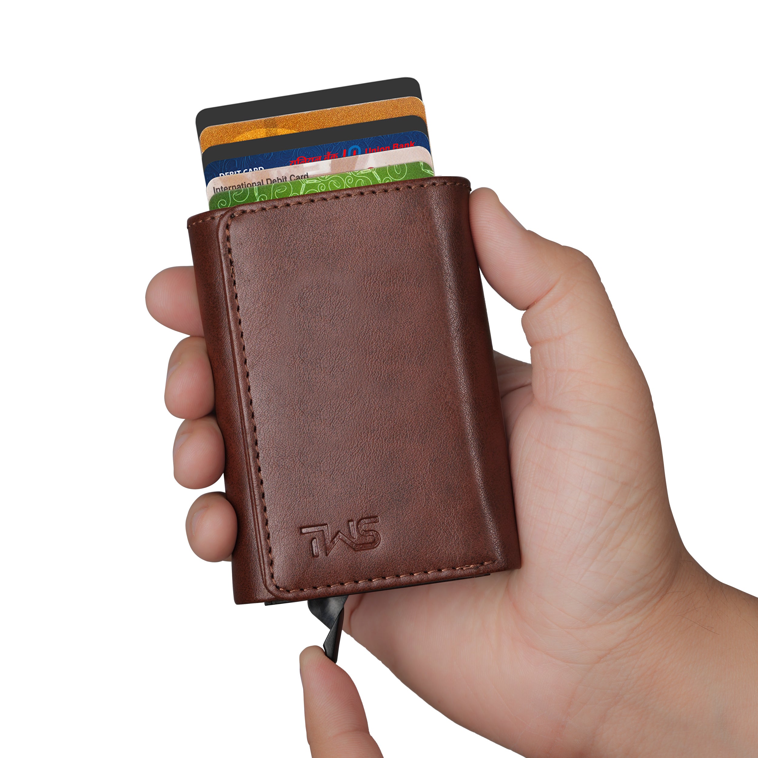 Maverick RFID-Protected Wallet Cardholder Gift For Men - Brown