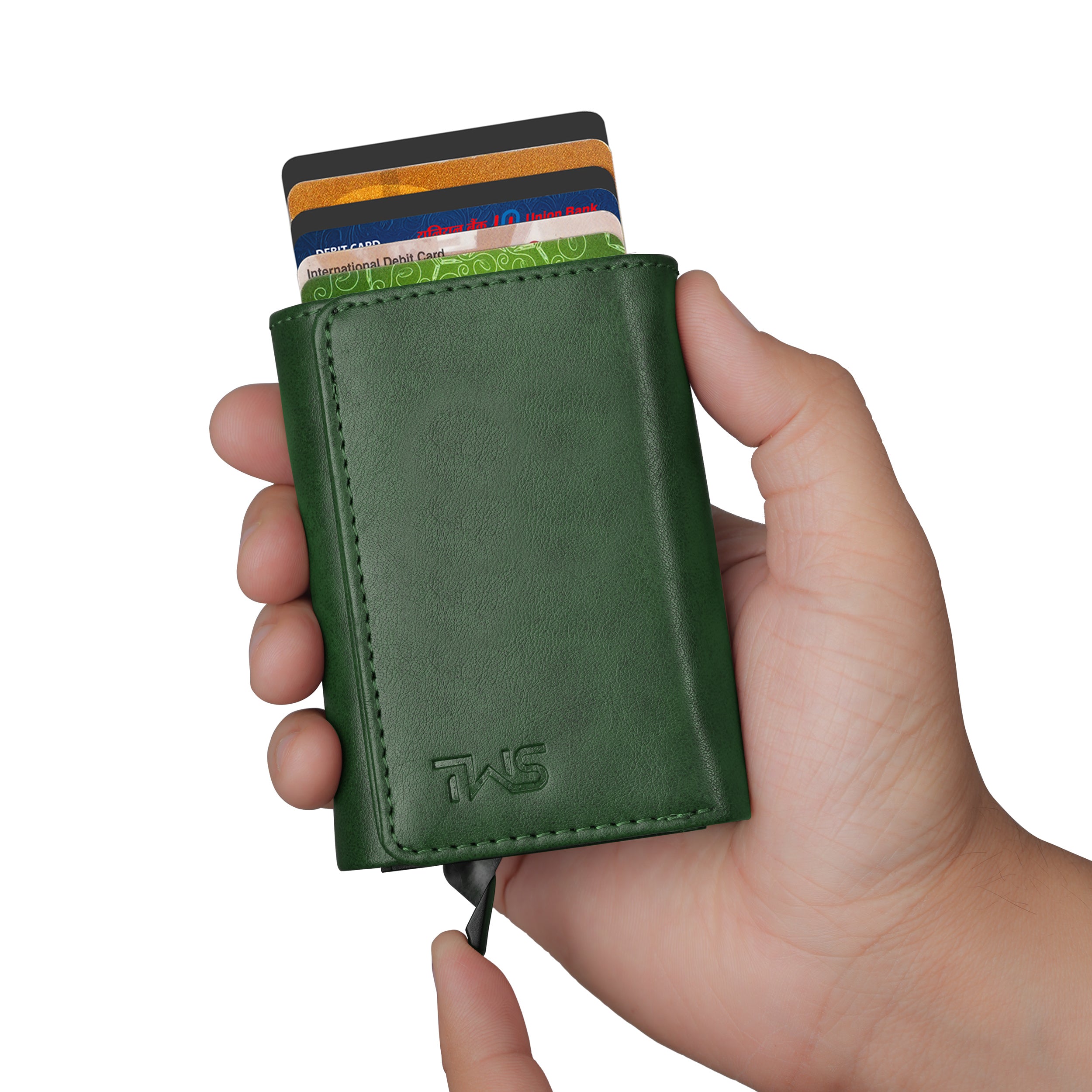 Maverick RFID Protected Wallet Cardholder Gift For Men - Green