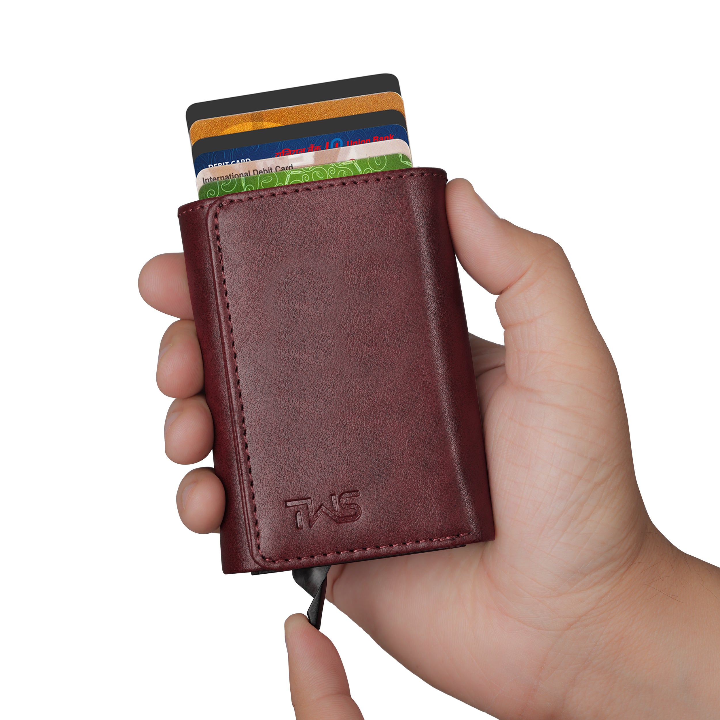Maverick RFID Protected Wallet Cardholder Gift For Men - Wine