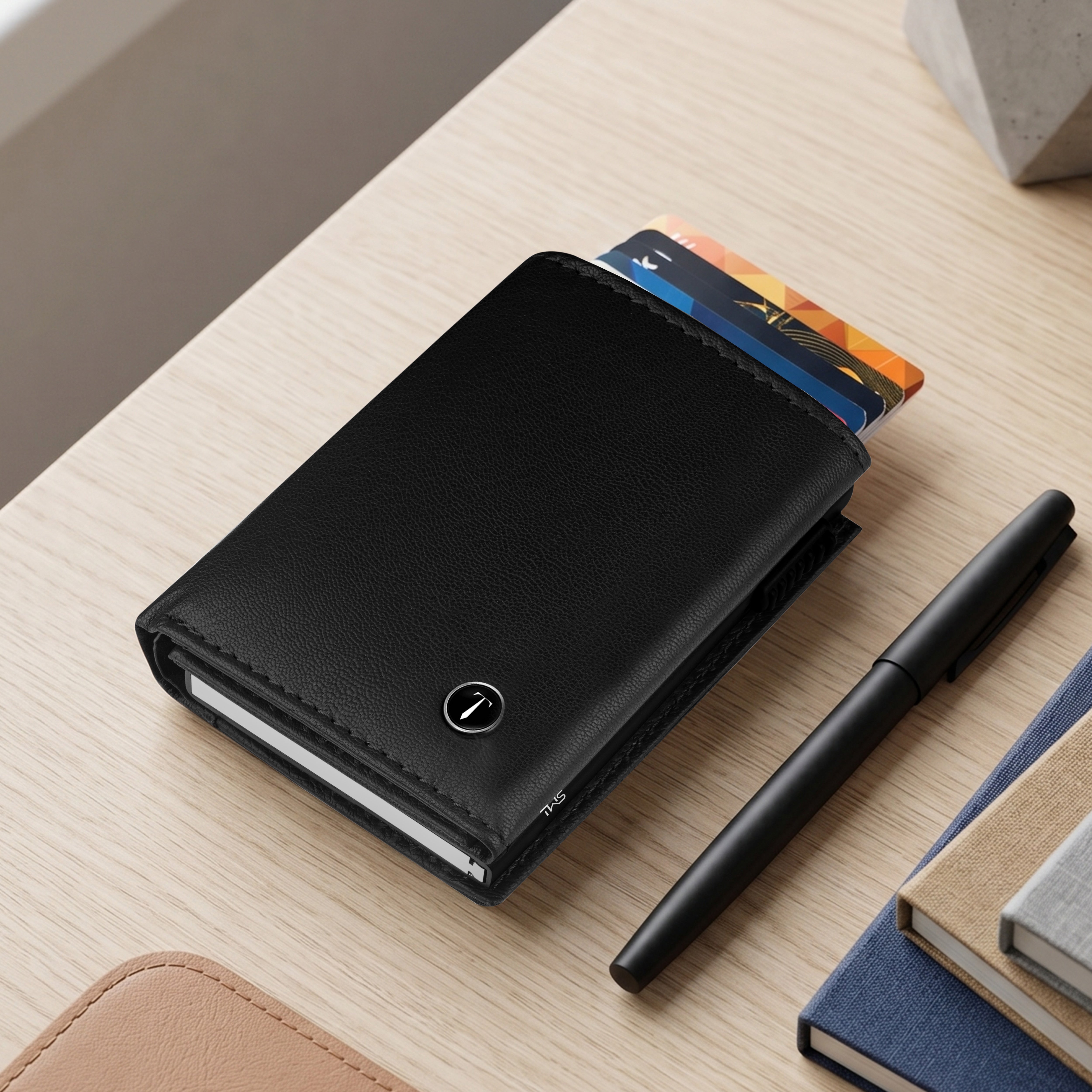 Classic Defender RFID Protected Wallet Cardholder - Black