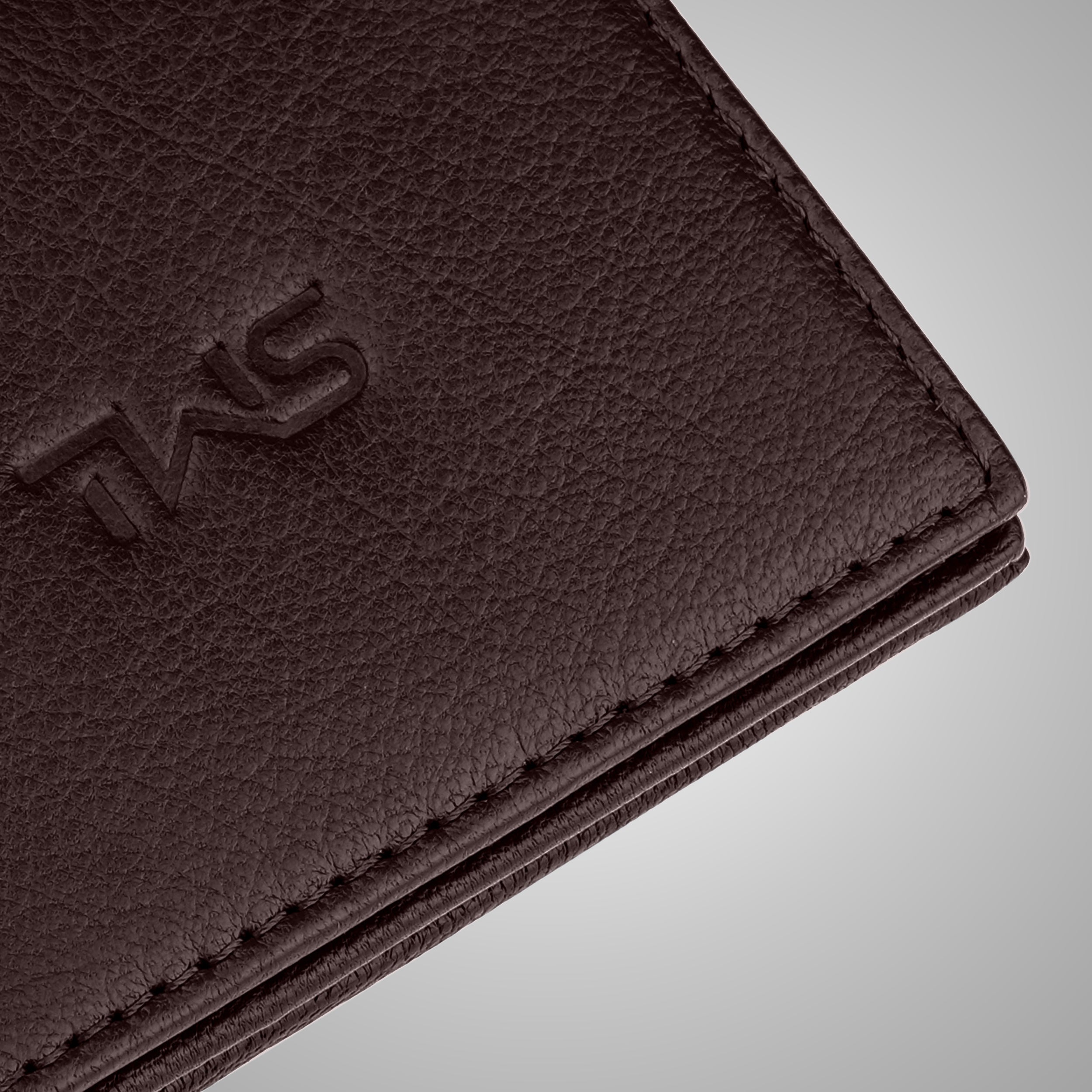 Fold Craft Genuine Leather Wallet For Men - Brown