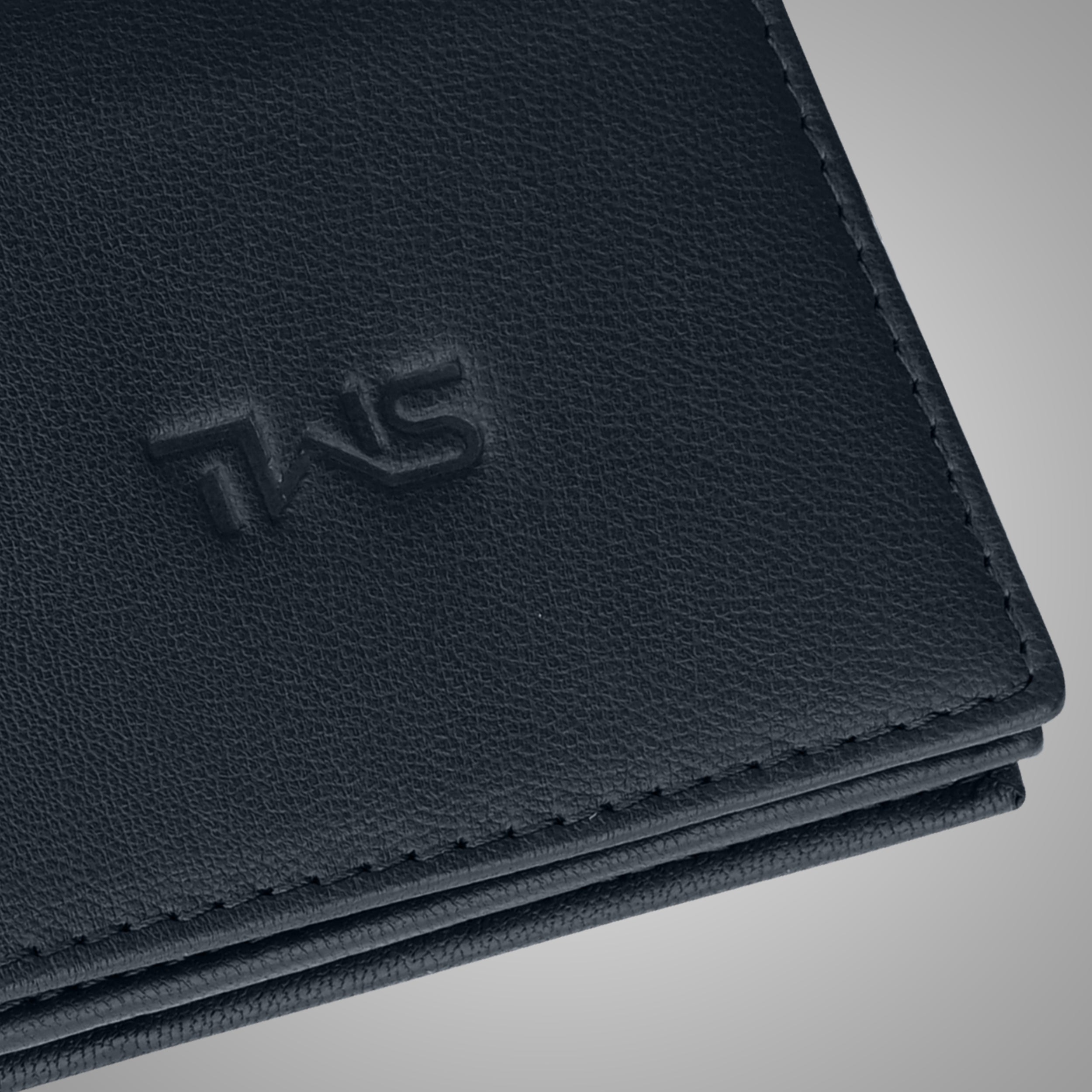Fold Craft Genuine Leather Wallet For Men - Blue