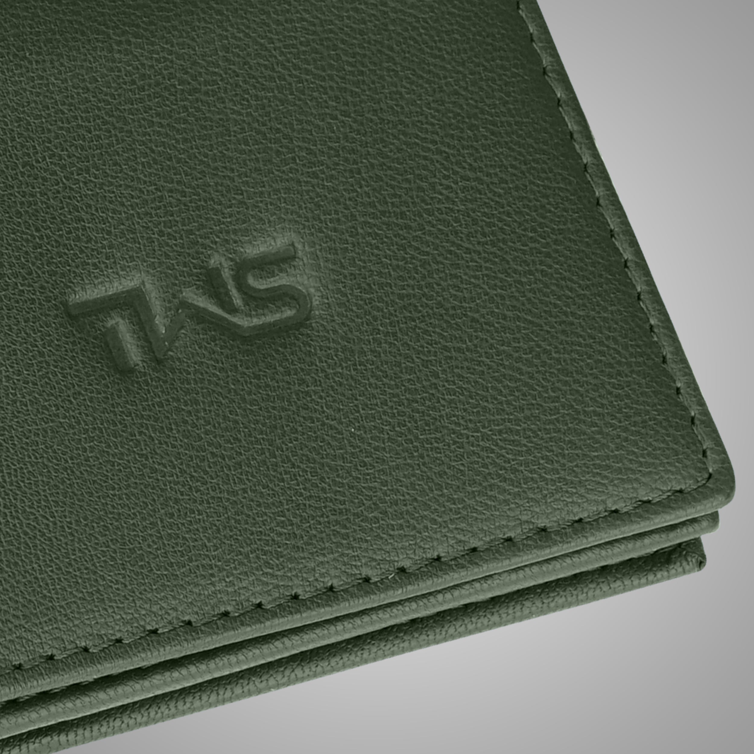 Fold Craft Genuine Leather Wallet For Men - Green