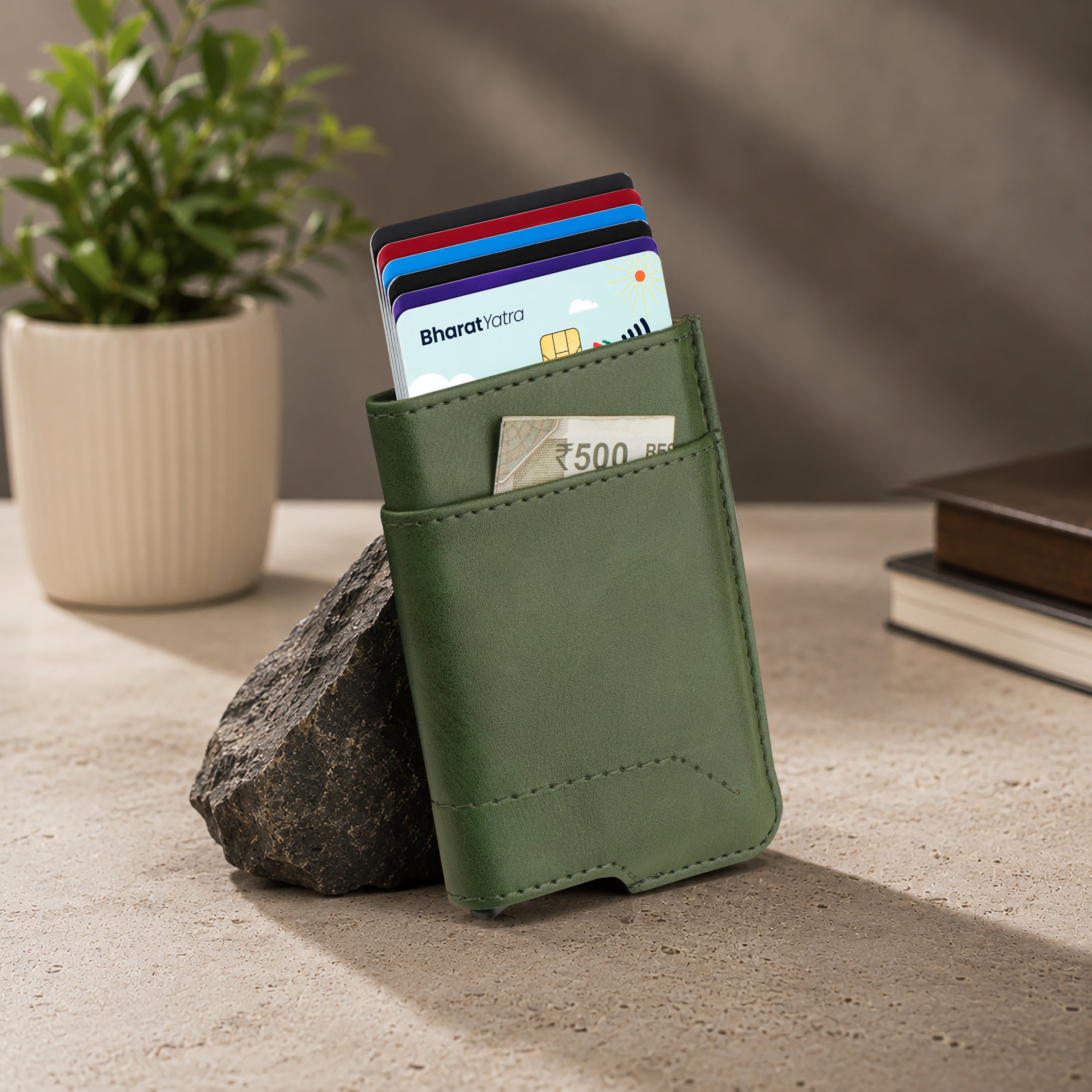 Apex RFID Protected Pop-Up Cardholder - Green